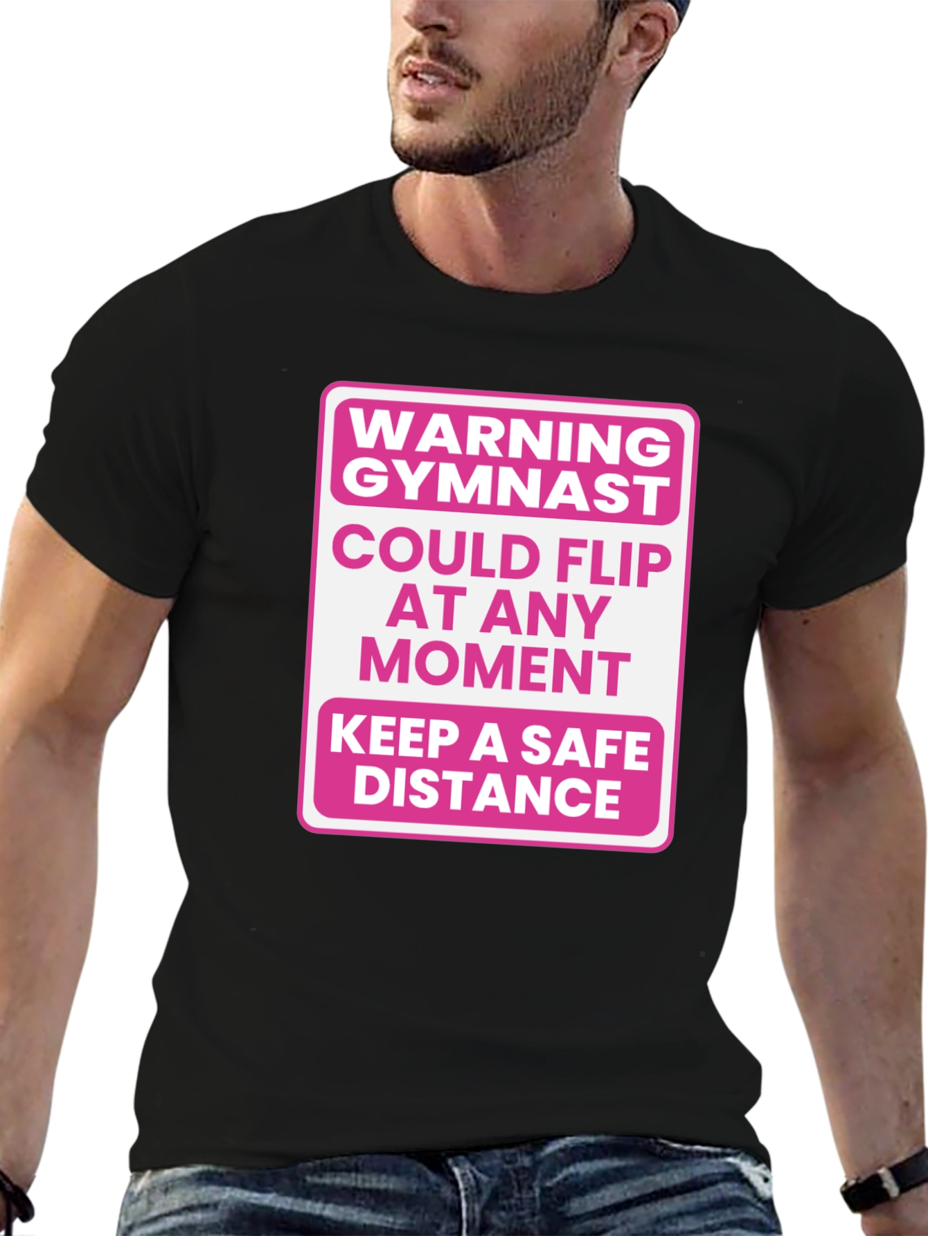 Gymnast Warning T-Shirt - Could Flip At Any Moment!