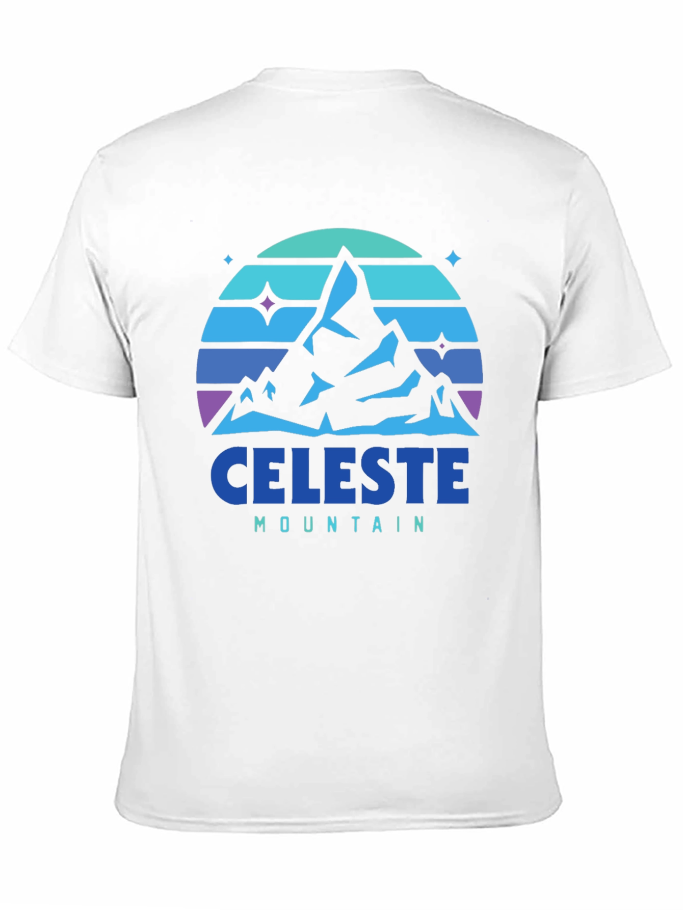 Celeste Mountain Graphic Tee - Black Cotton Comfort