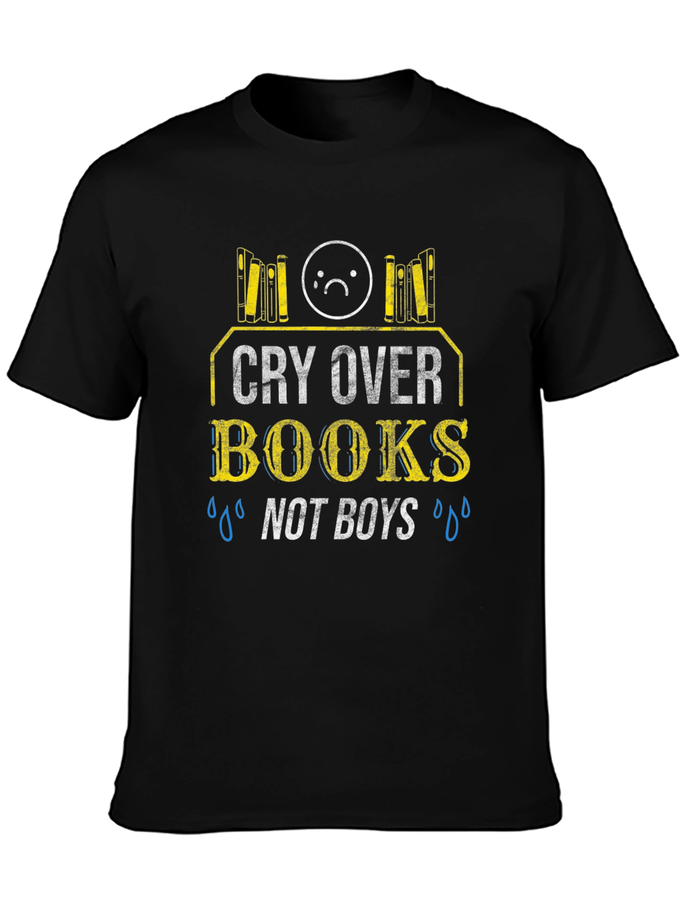 Cry Over Books Graphic T-Shirt