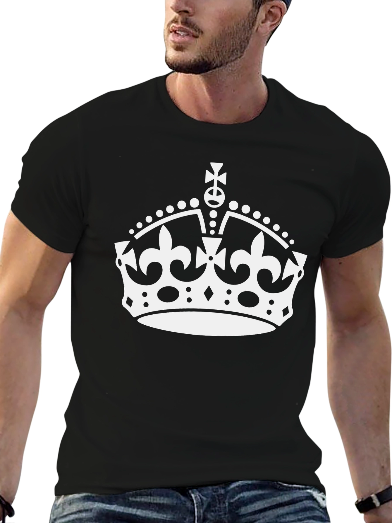 Crown Graphic T-Shirt - Stylish Unisex Design