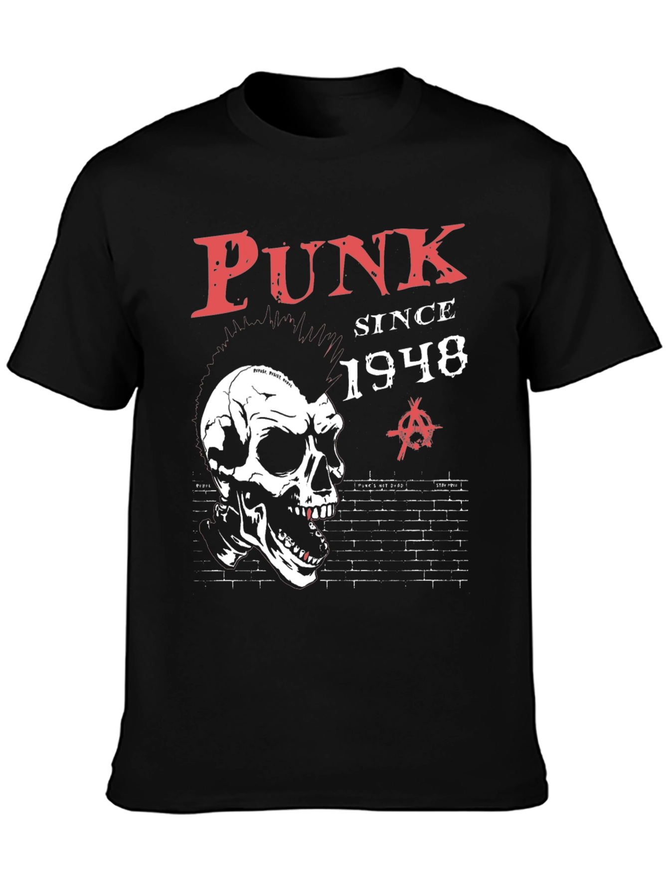 Punk Since 1948 Skull Graphic T-Shirt