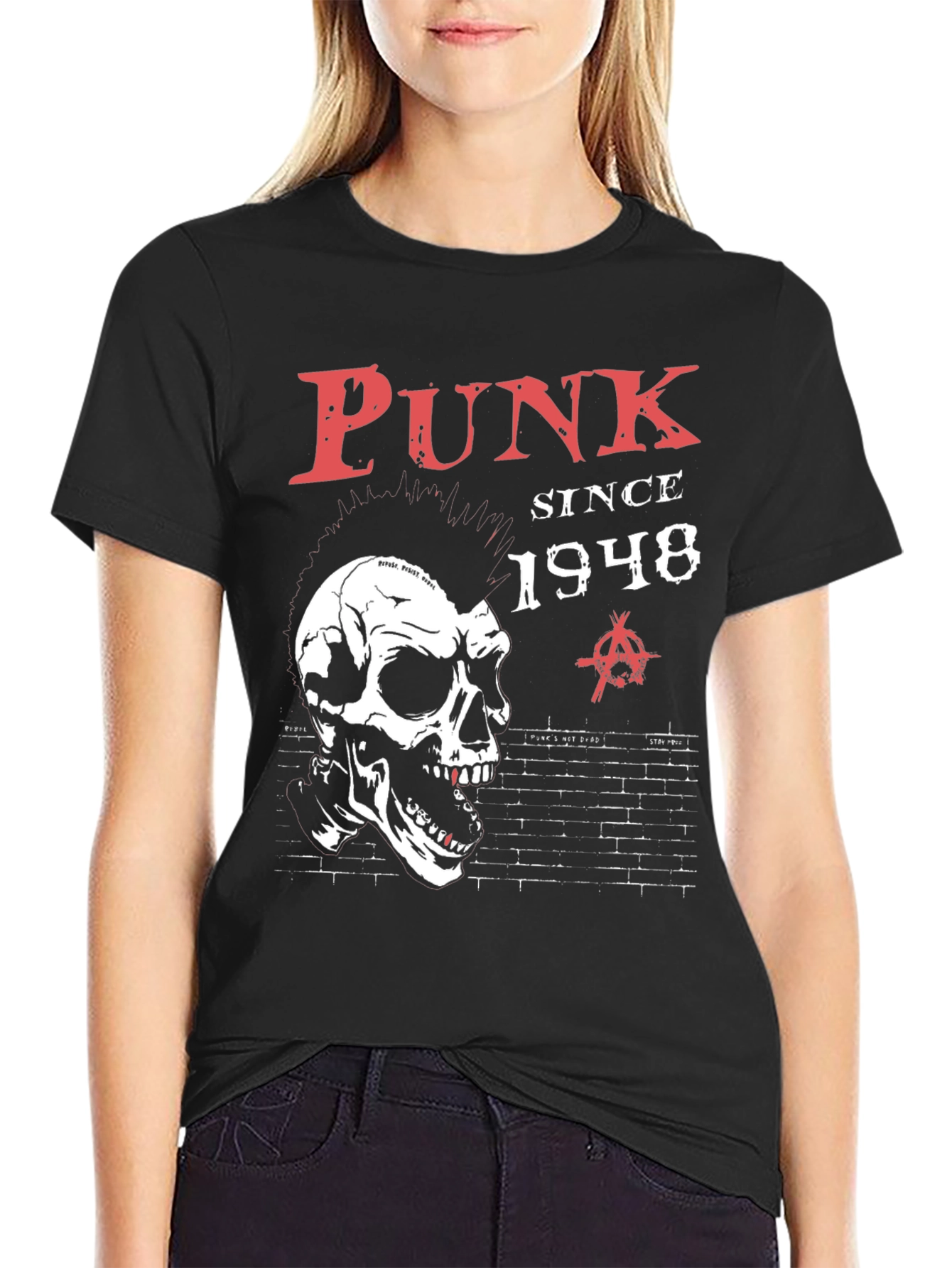 Punk Since 1948 Skull Graphic T-Shirt