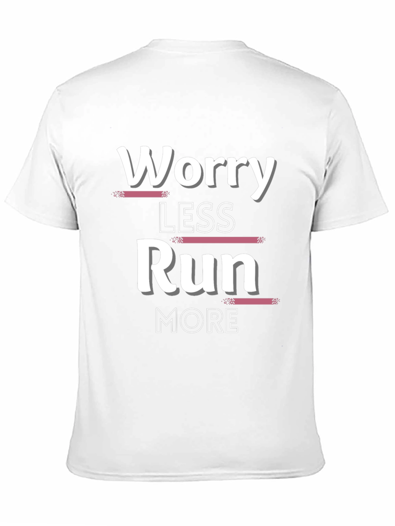Worry Less Run More Graphic T-Shirt