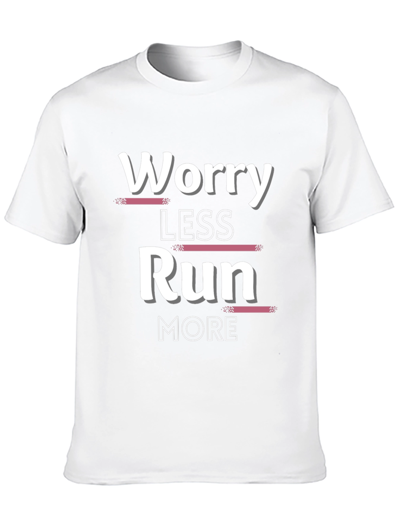 Worry Less Run More Graphic T-Shirt