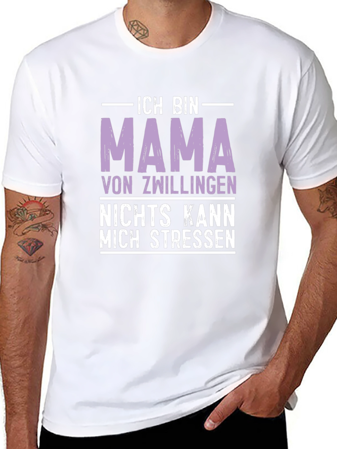 Mama of Twins T-Shirt - Nothing Stresses Me!