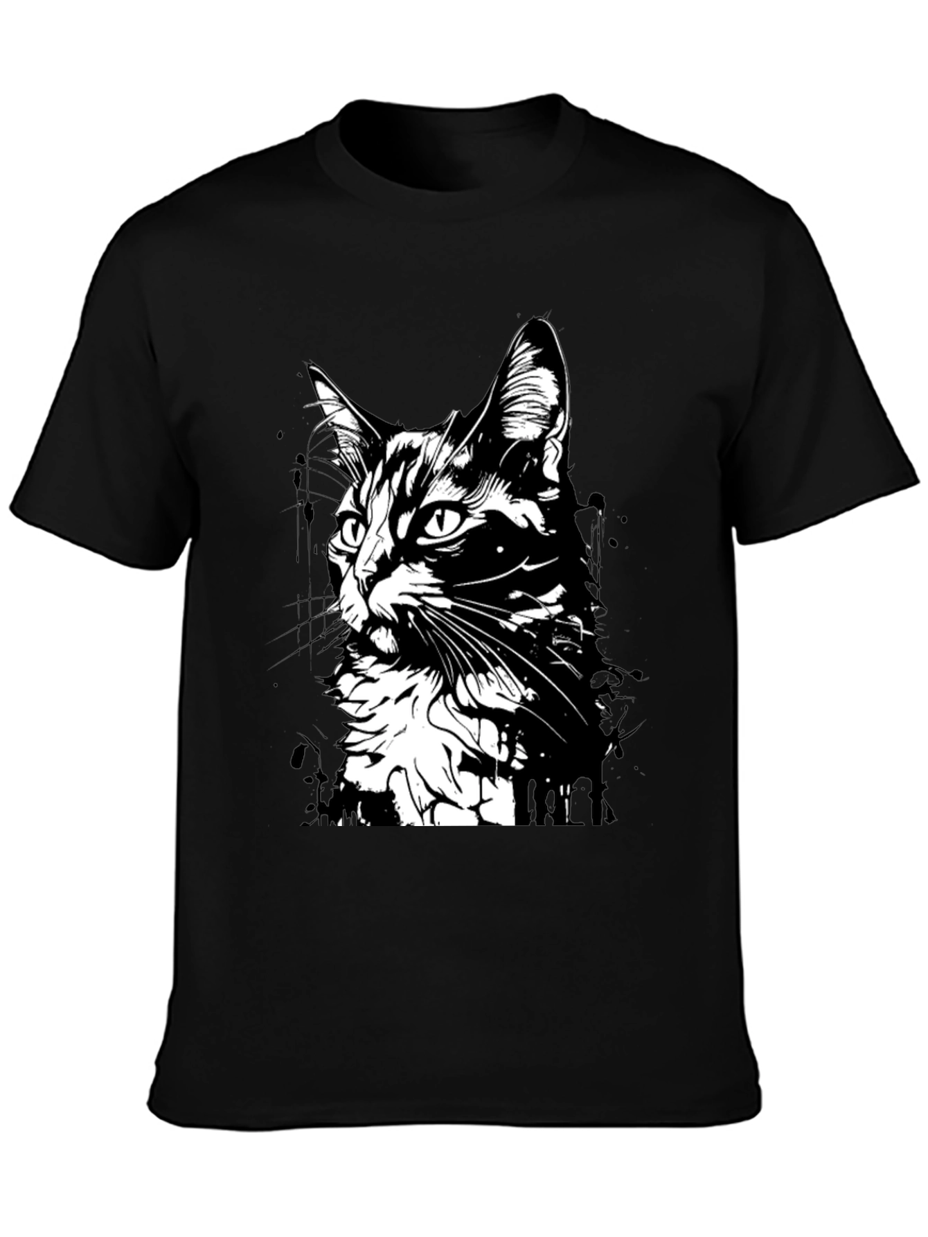 Black Cat Graphic T-Shirt - Unisex