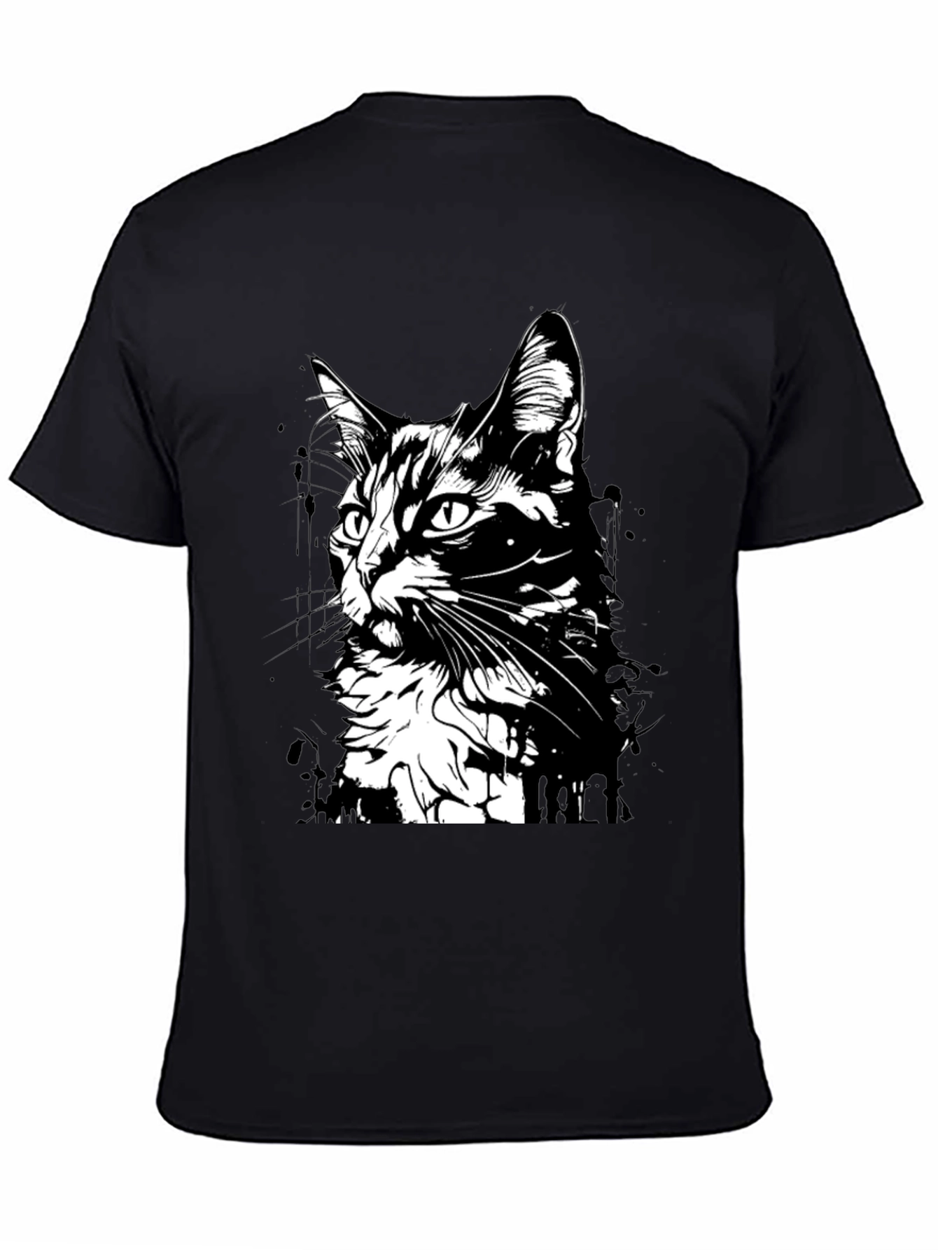 Black Cat Graphic T-Shirt - Unisex