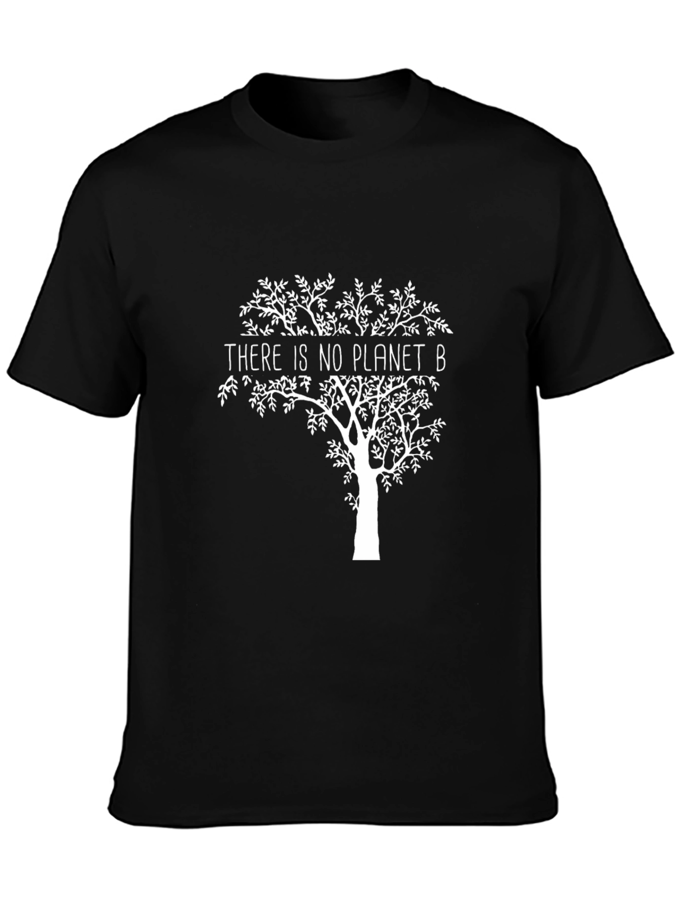 Eco-Friendly No Planet B Black Graphic T-Shirt