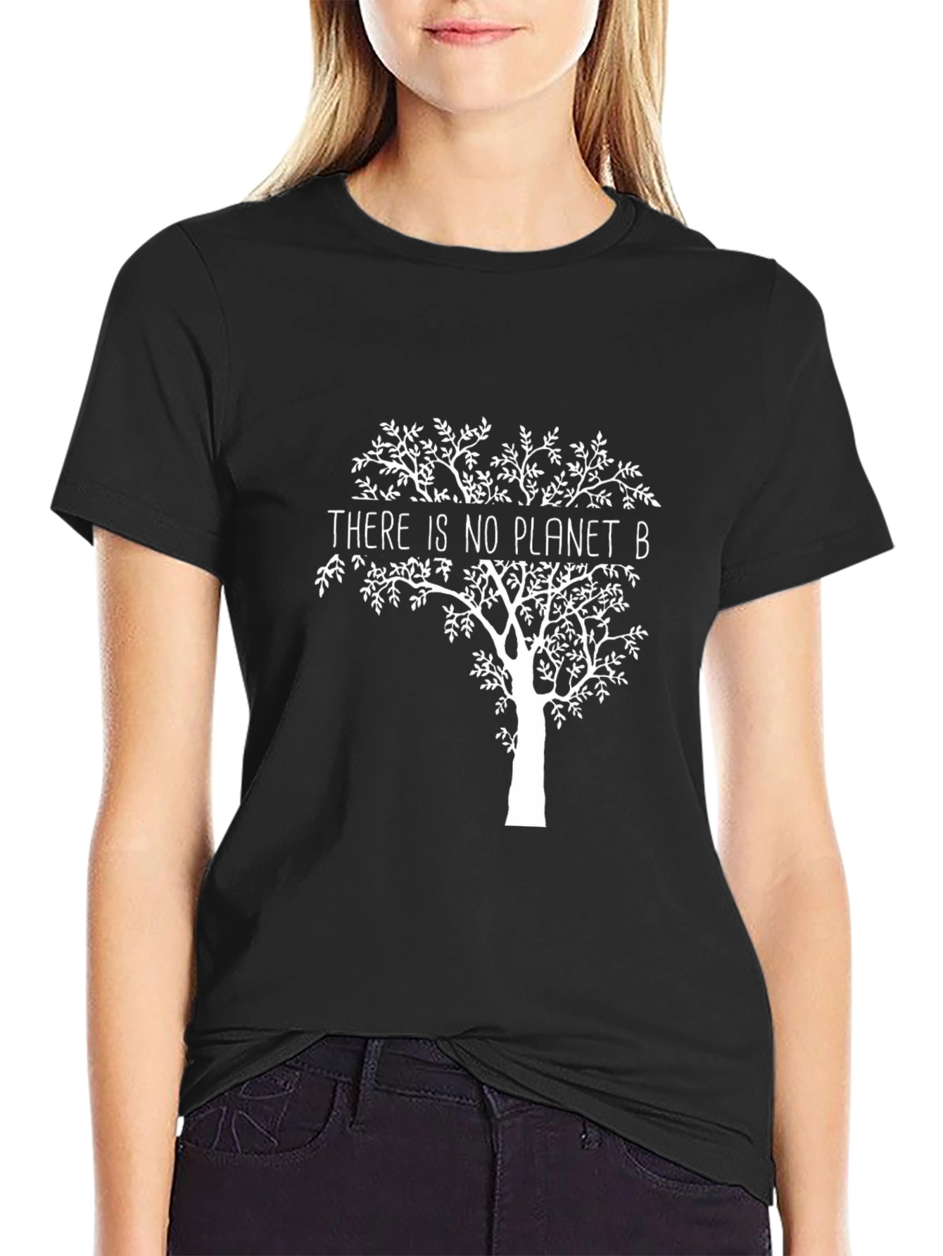 Eco-Friendly No Planet B Black Graphic T-Shirt