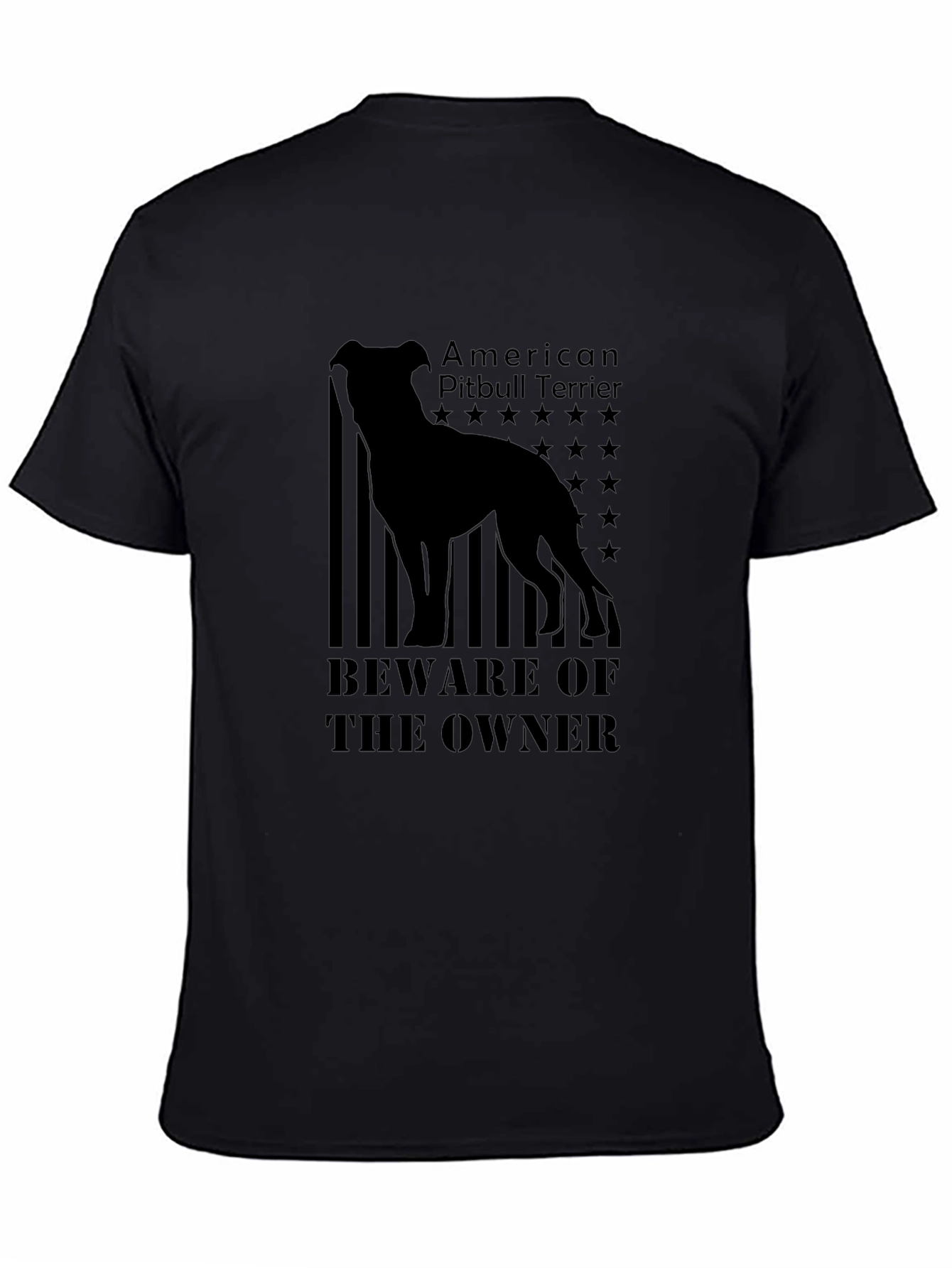 American Pitbull Terrier Beware Owner T-Shirt