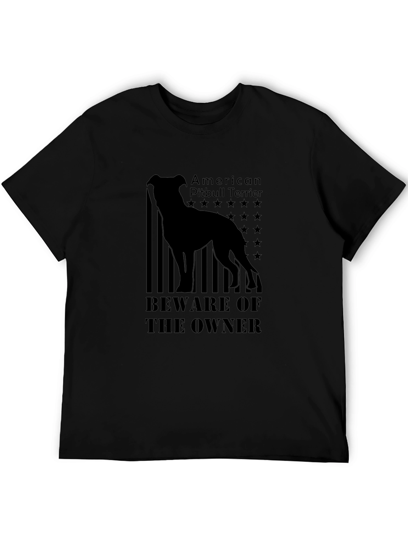 American Pitbull Terrier Beware Owner T-Shirt