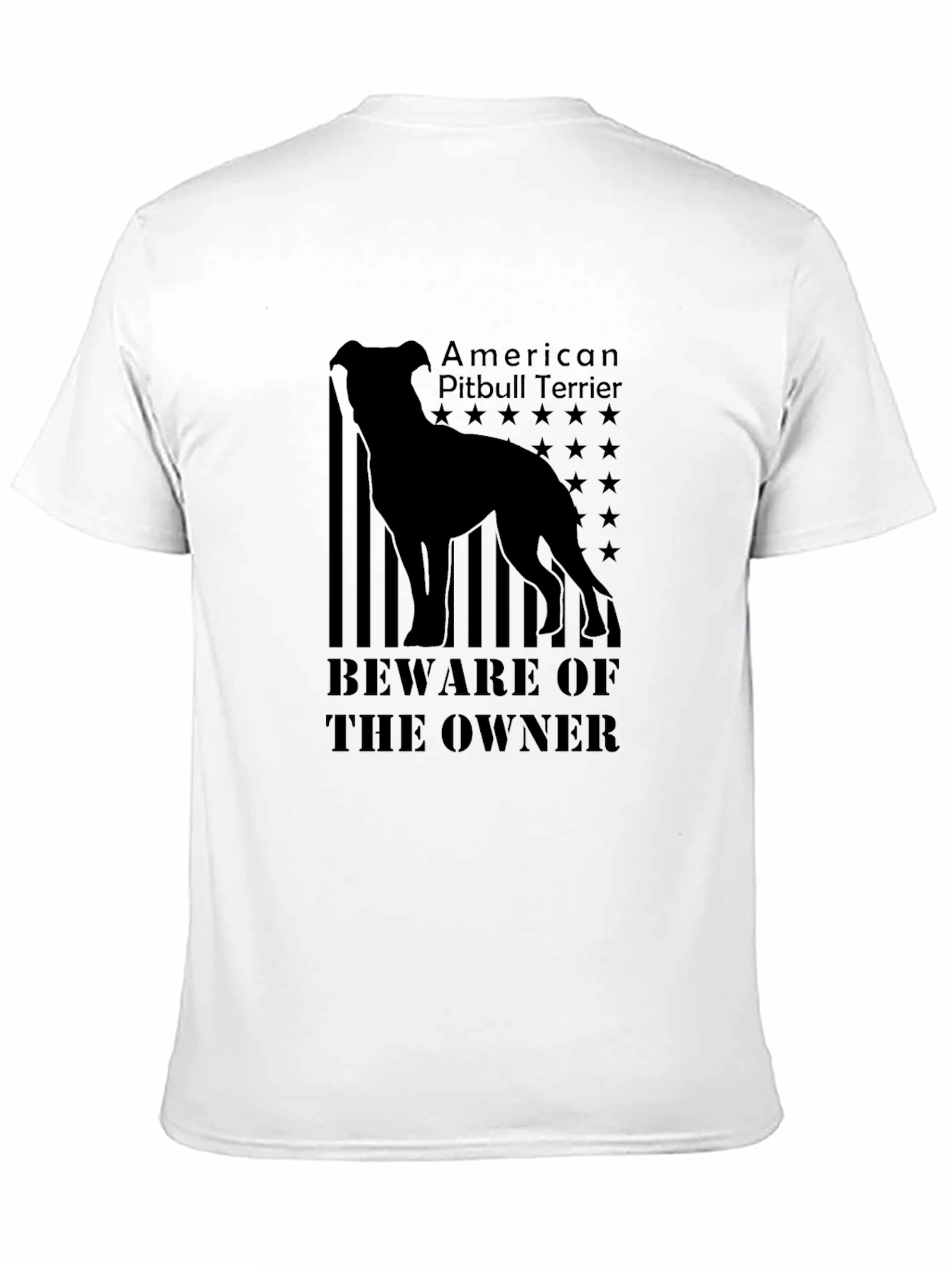 American Pitbull Terrier Beware Owner T-Shirt