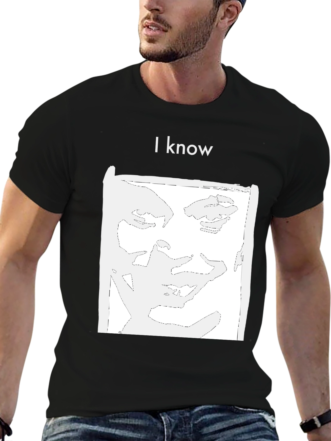 I Know Graphic Tee - Black Unisex T-Shirt