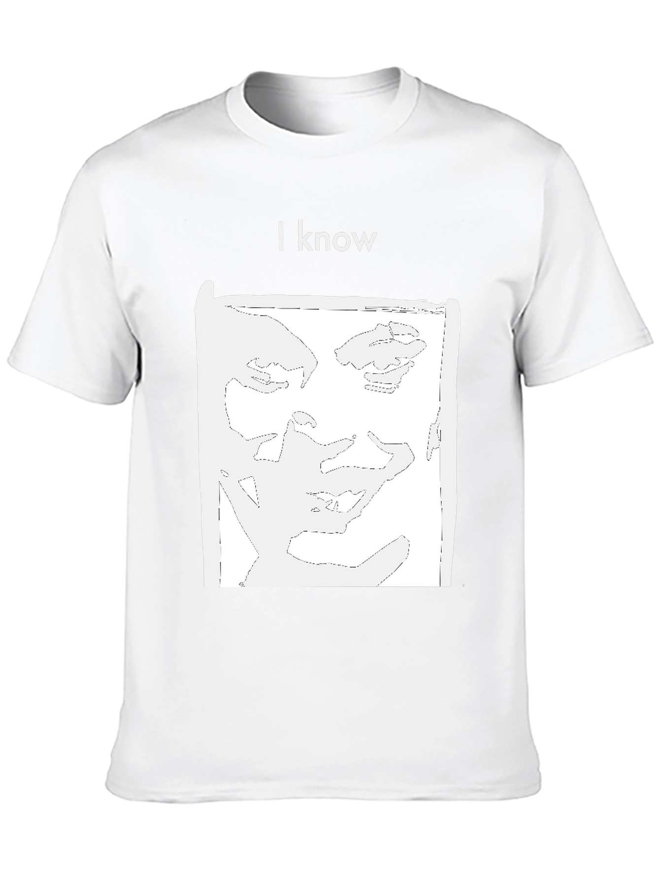 I Know Graphic Tee - Black Unisex T-Shirt