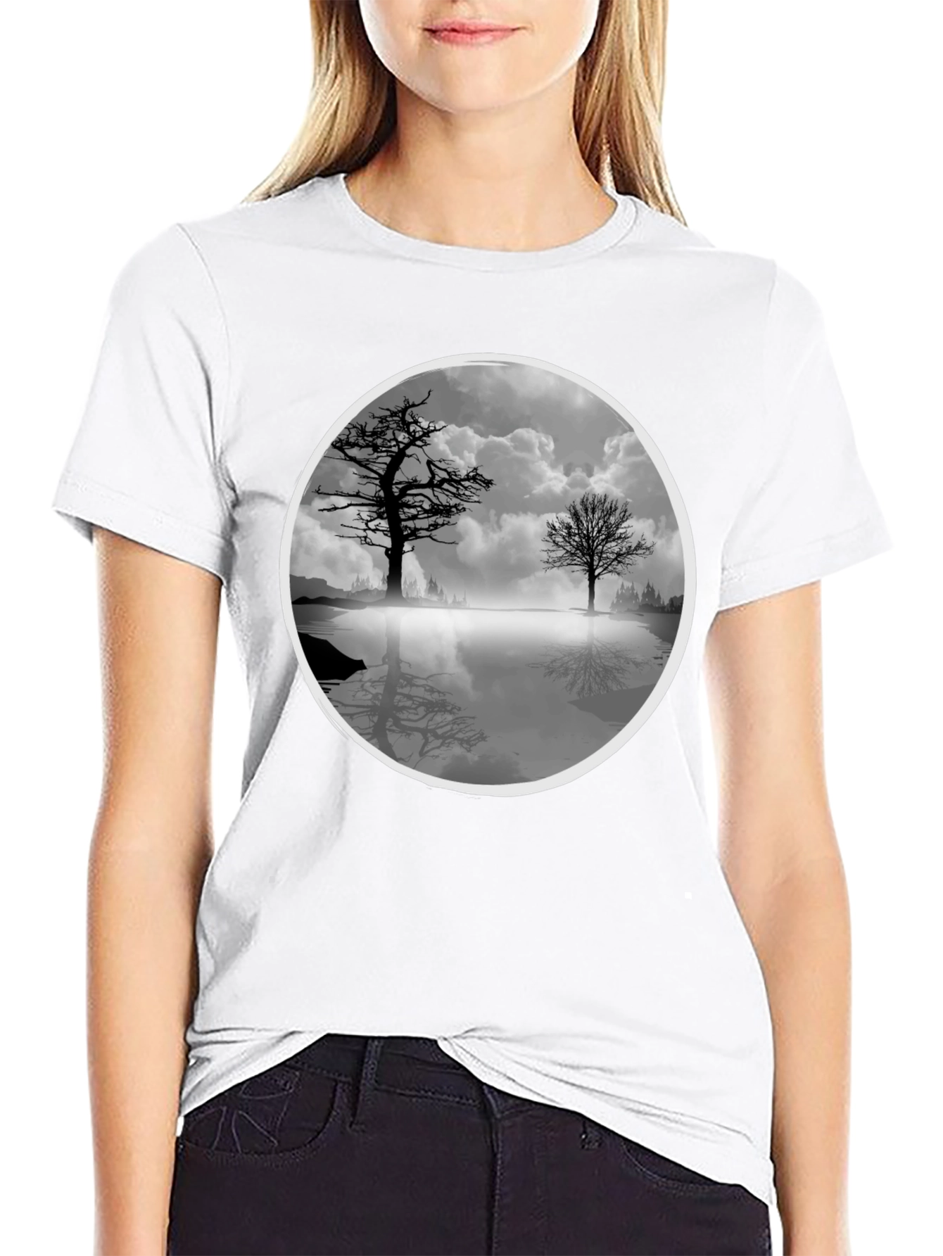 Nature Reflection Graphic T-Shirt