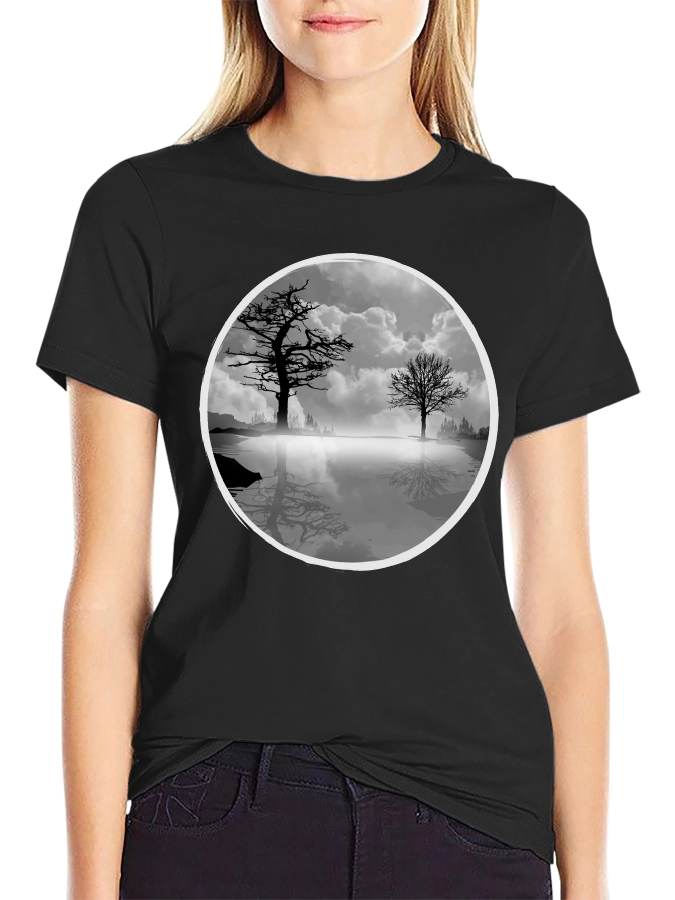 Nature Reflection Graphic T-Shirt