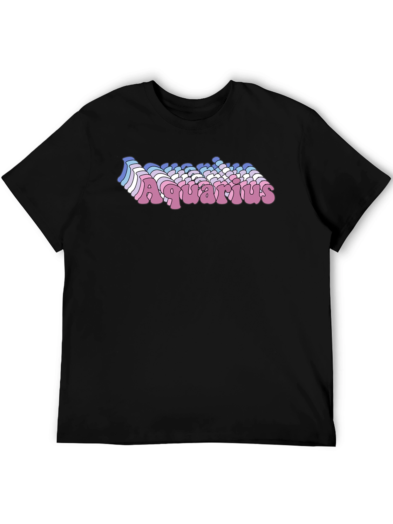 Aquarius Zodiac Sign Graphic T-Shirt