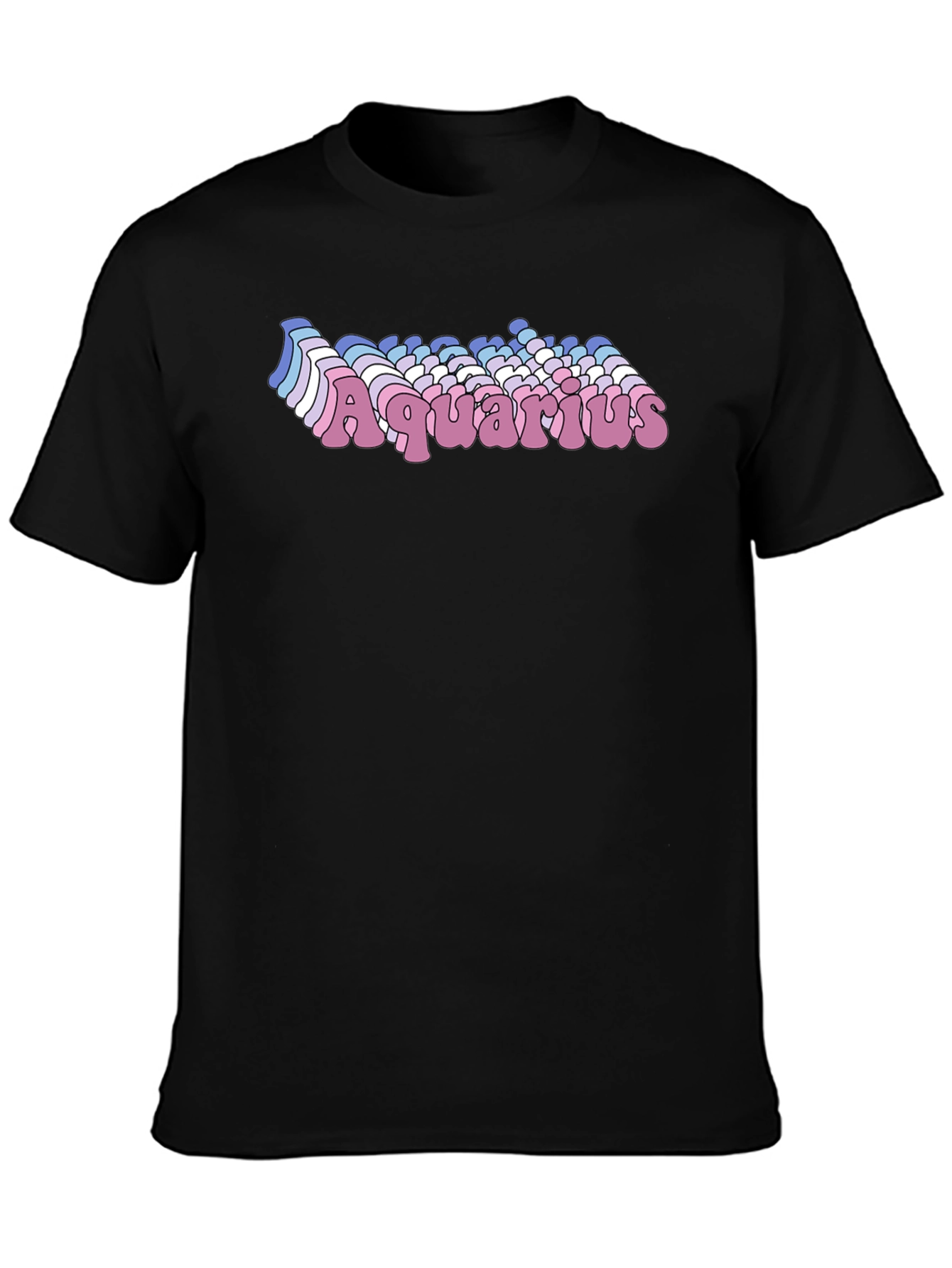 Aquarius Zodiac Sign Graphic T-Shirt