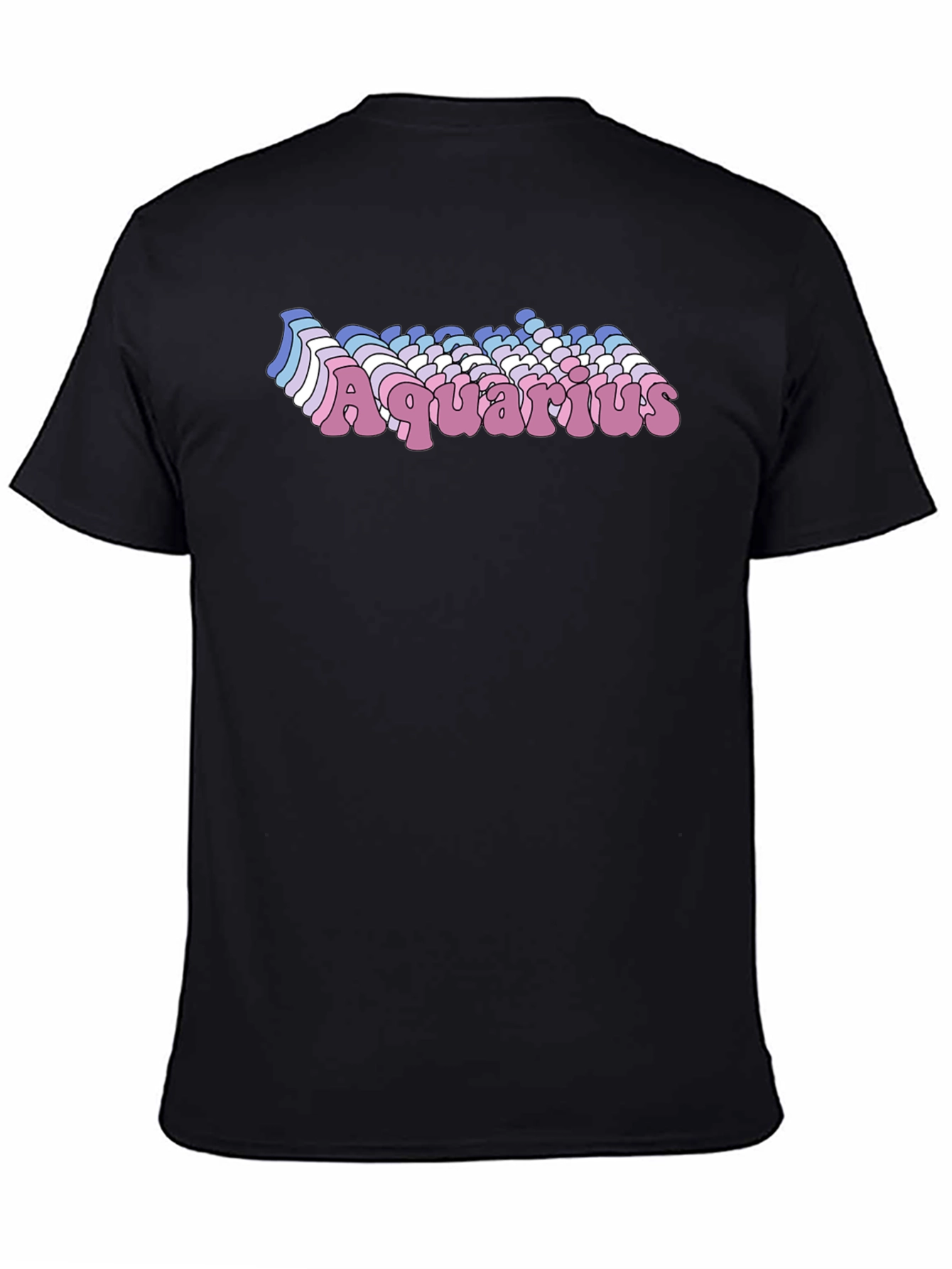 Aquarius Zodiac Sign Graphic T-Shirt
