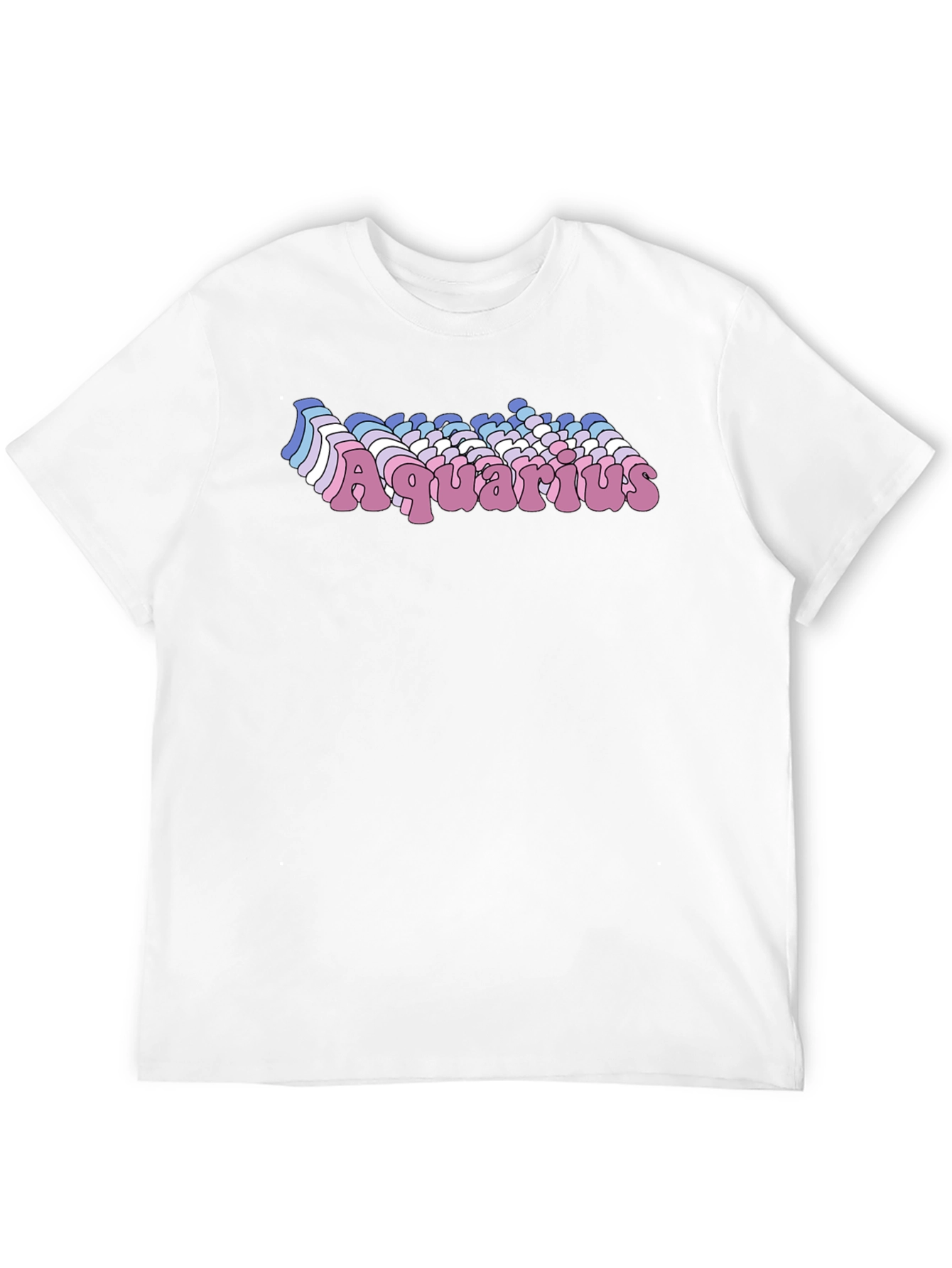 Aquarius Zodiac Sign Graphic T-Shirt