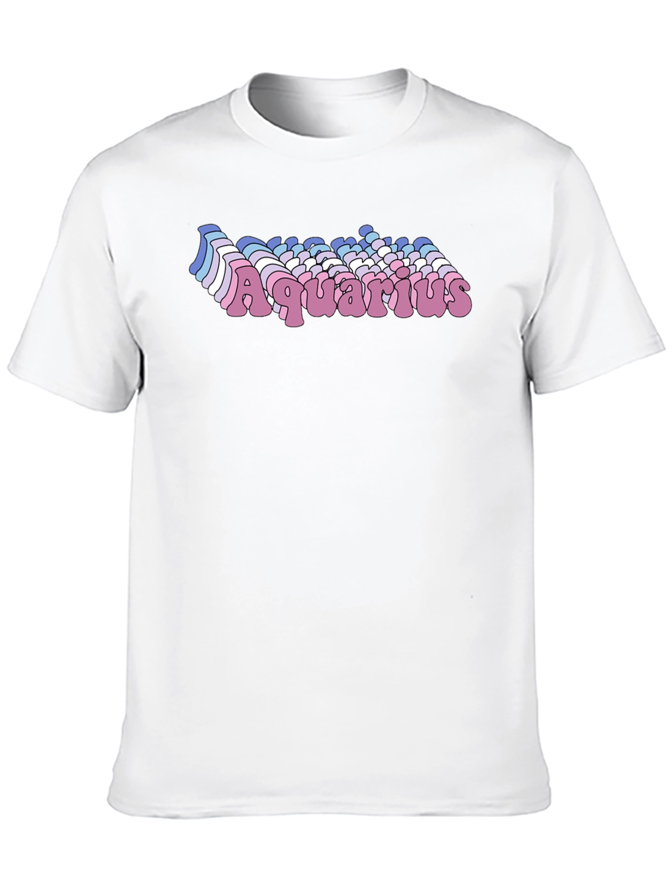Aquarius Zodiac Sign Graphic T-Shirt