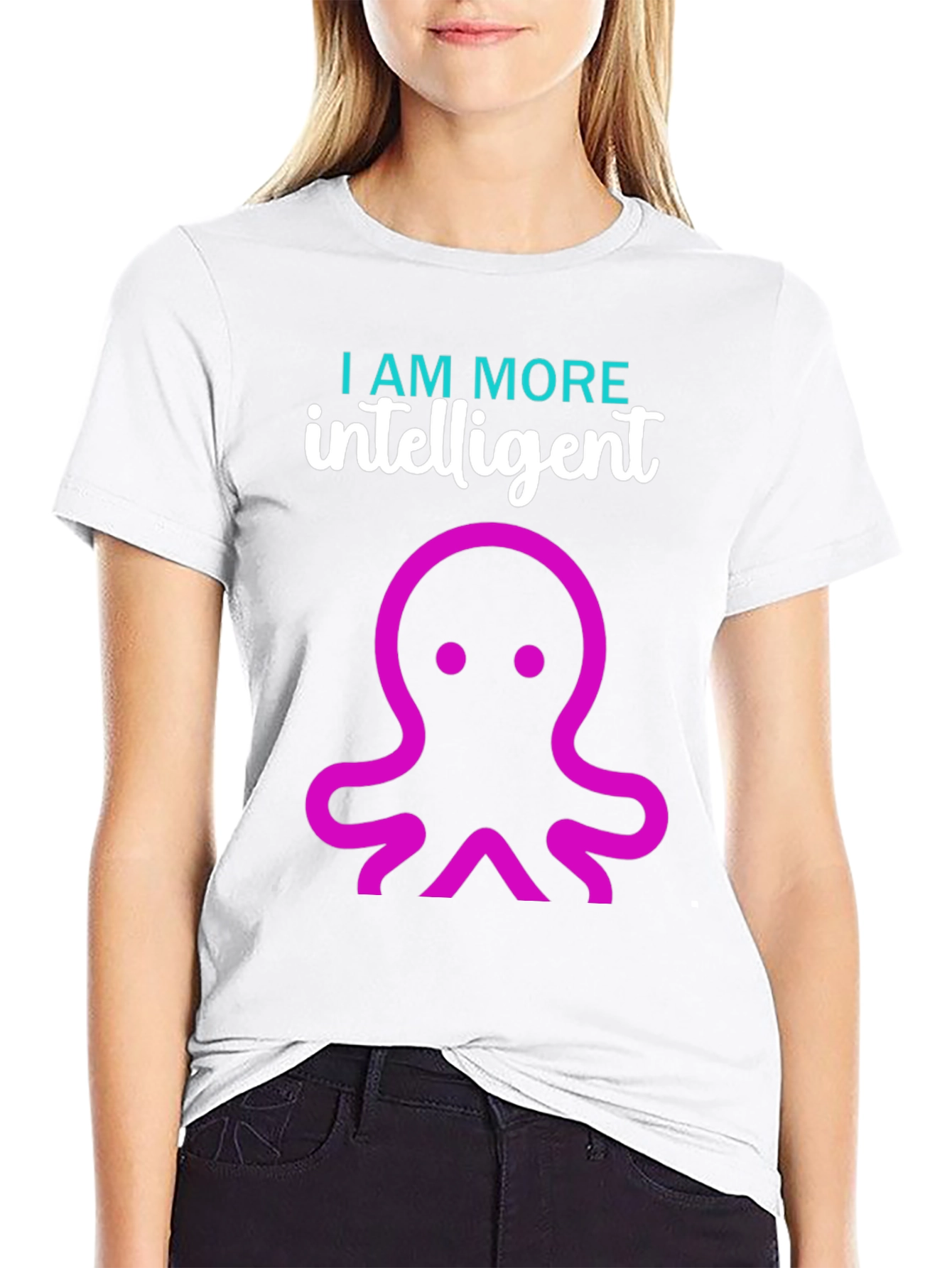 Intelligent Octopus Graphic T-Shirt