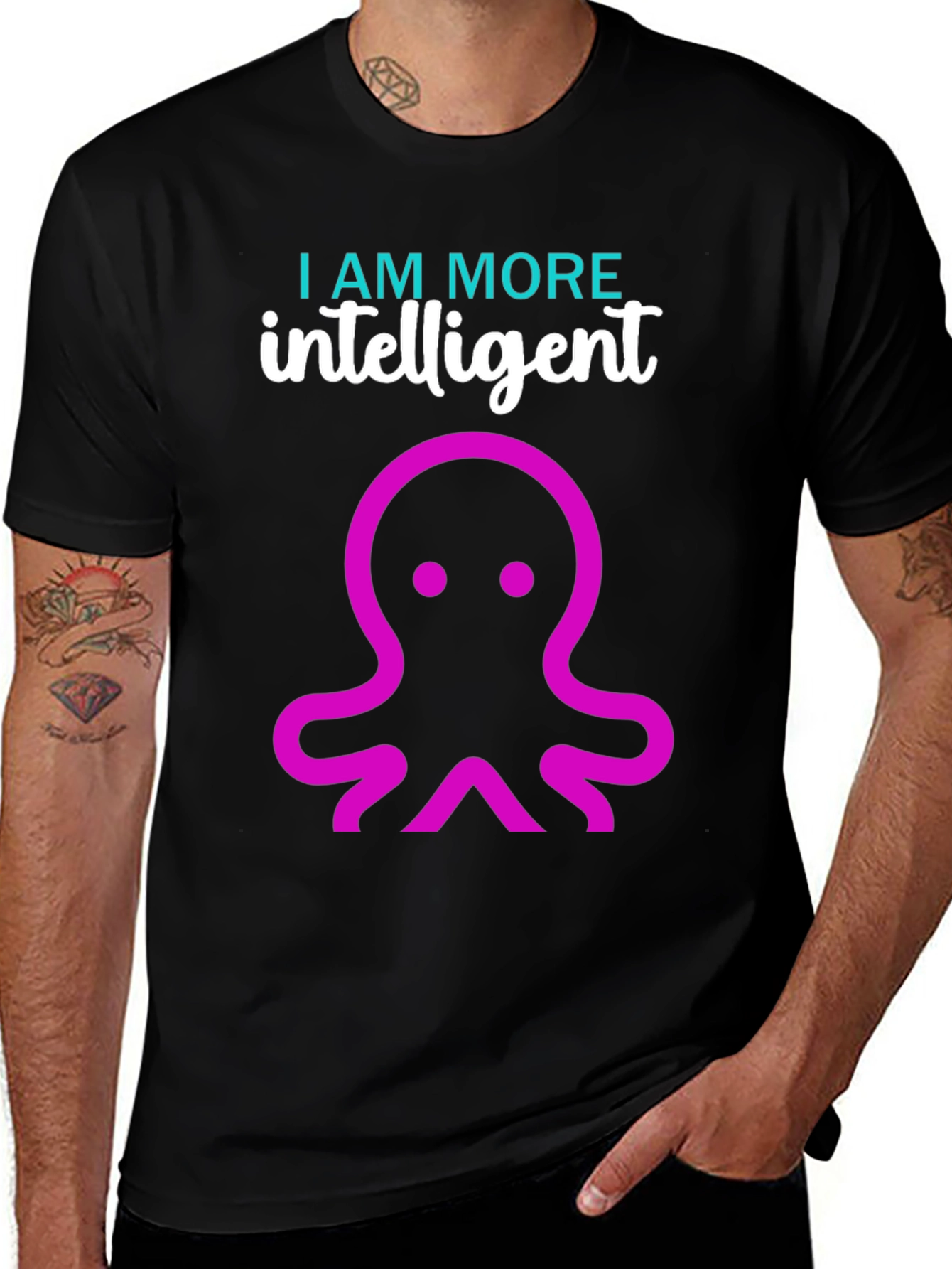 Intelligent Octopus Graphic T-Shirt