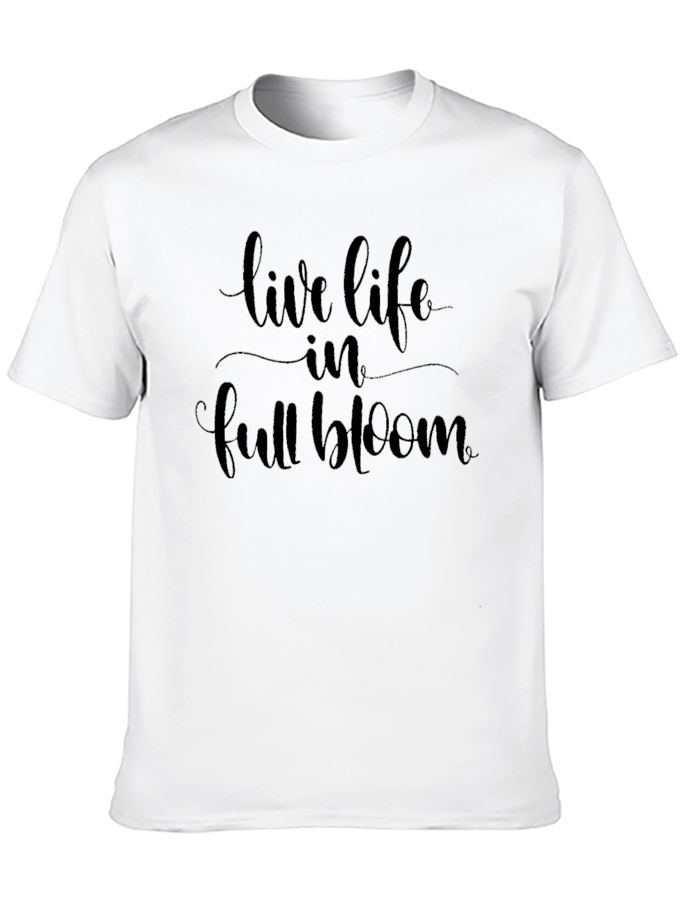 Live Life in Full Bloom Graphic Tee