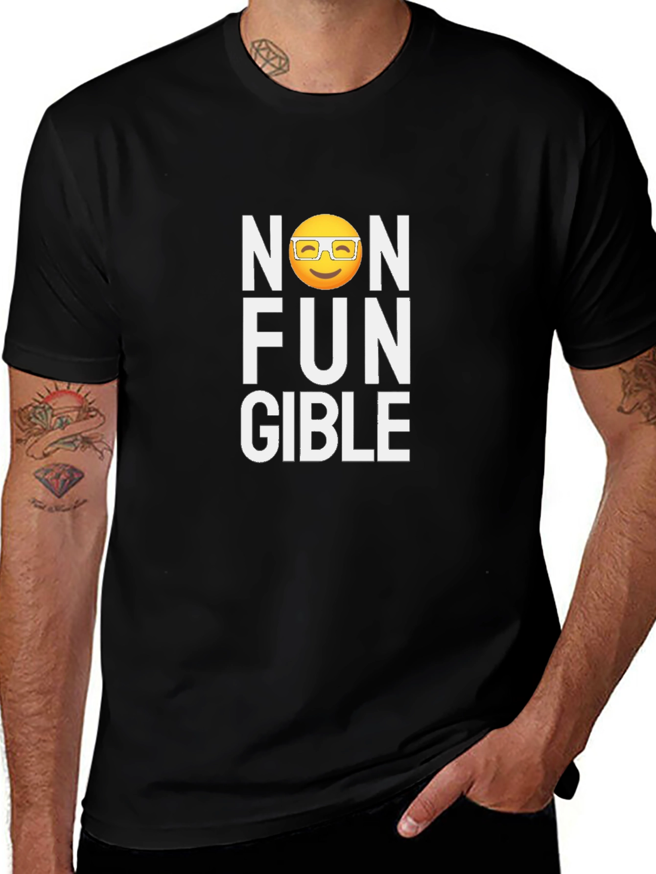 Non Fungible Emoji Graphic Tee