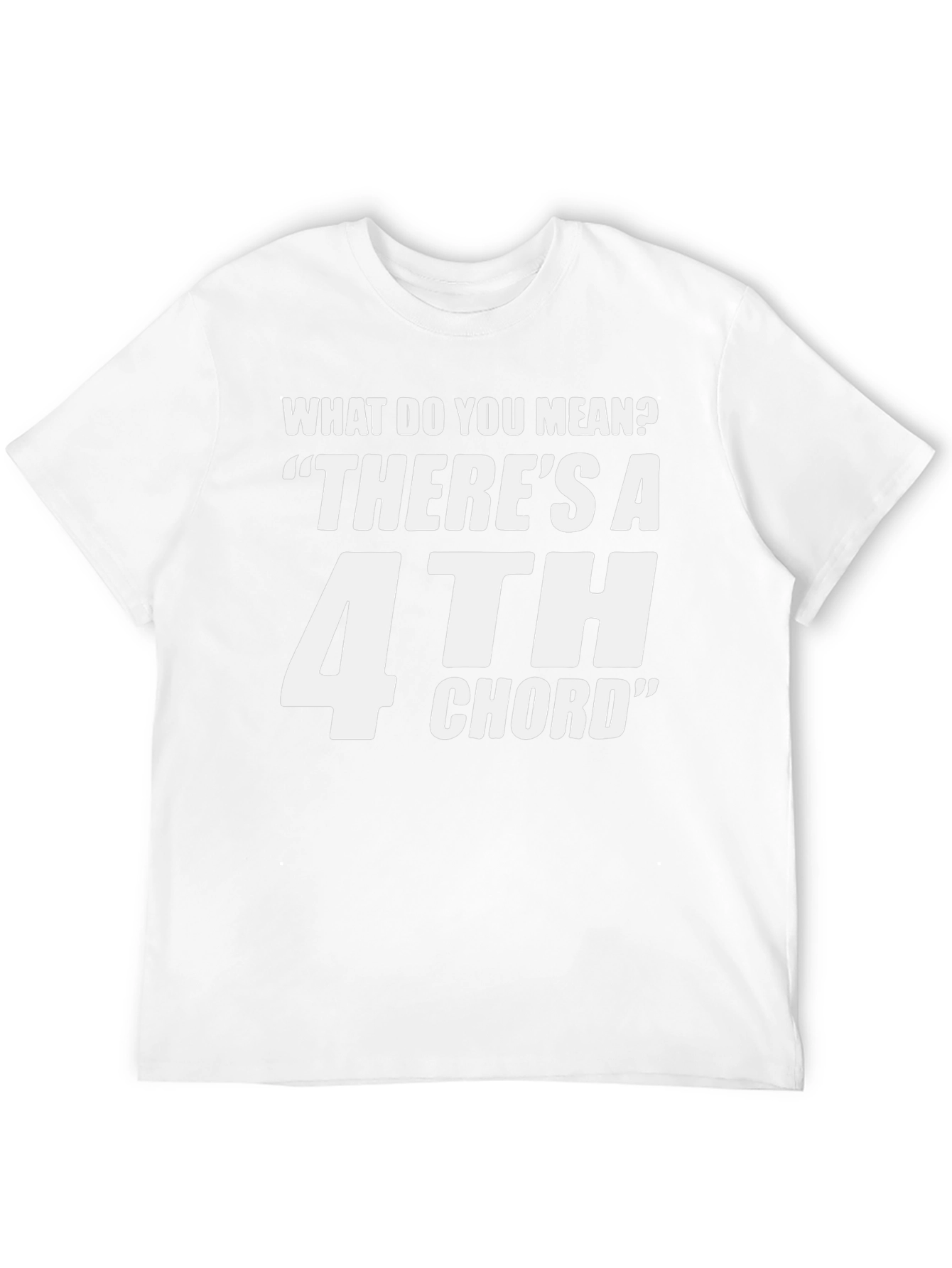 Funny Music Theory T-Shirt - 4th Chord