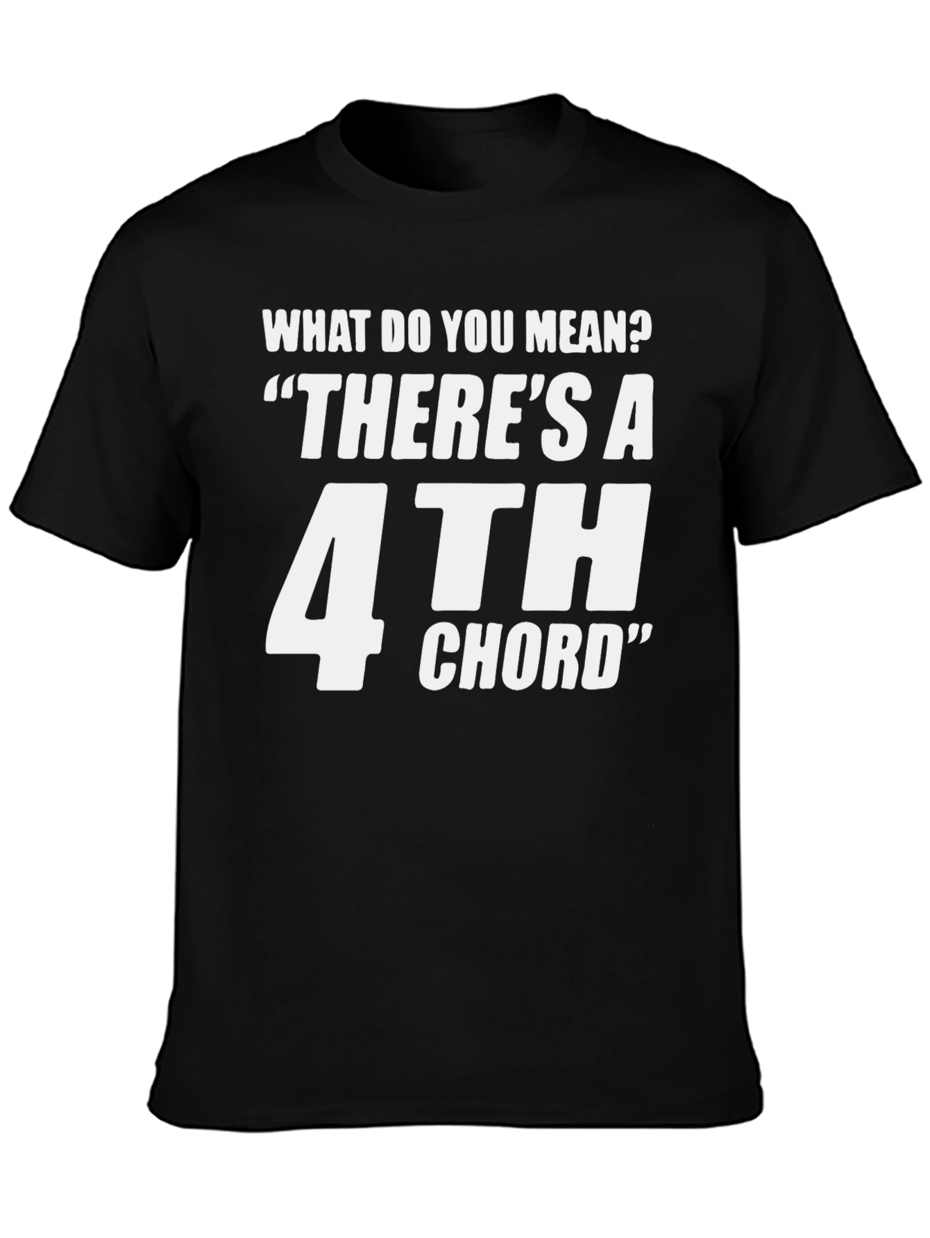 Funny Music Theory T-Shirt - 4th Chord
