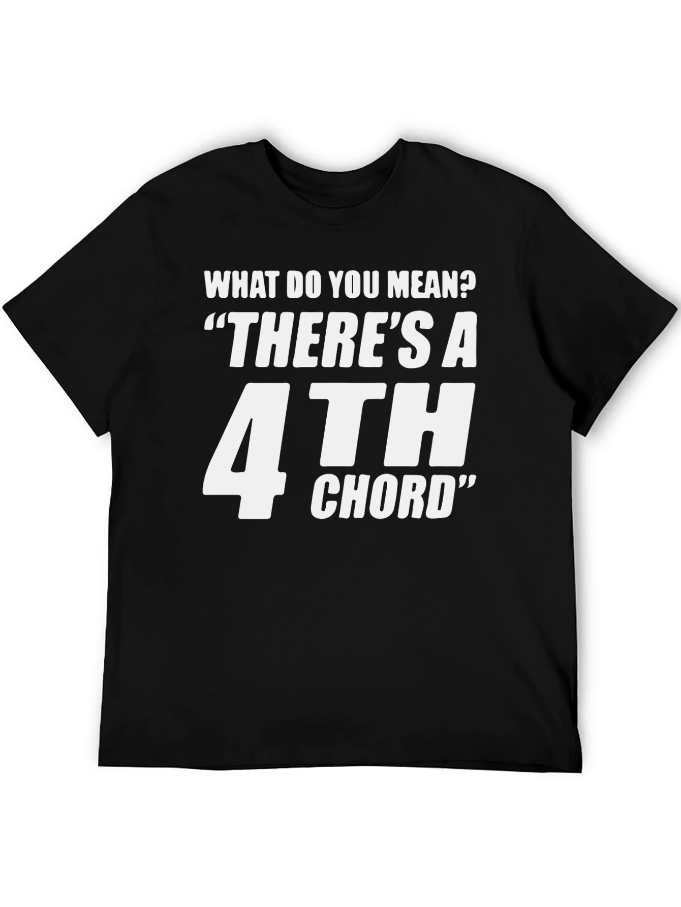 Funny Music Theory T-Shirt - 4th Chord