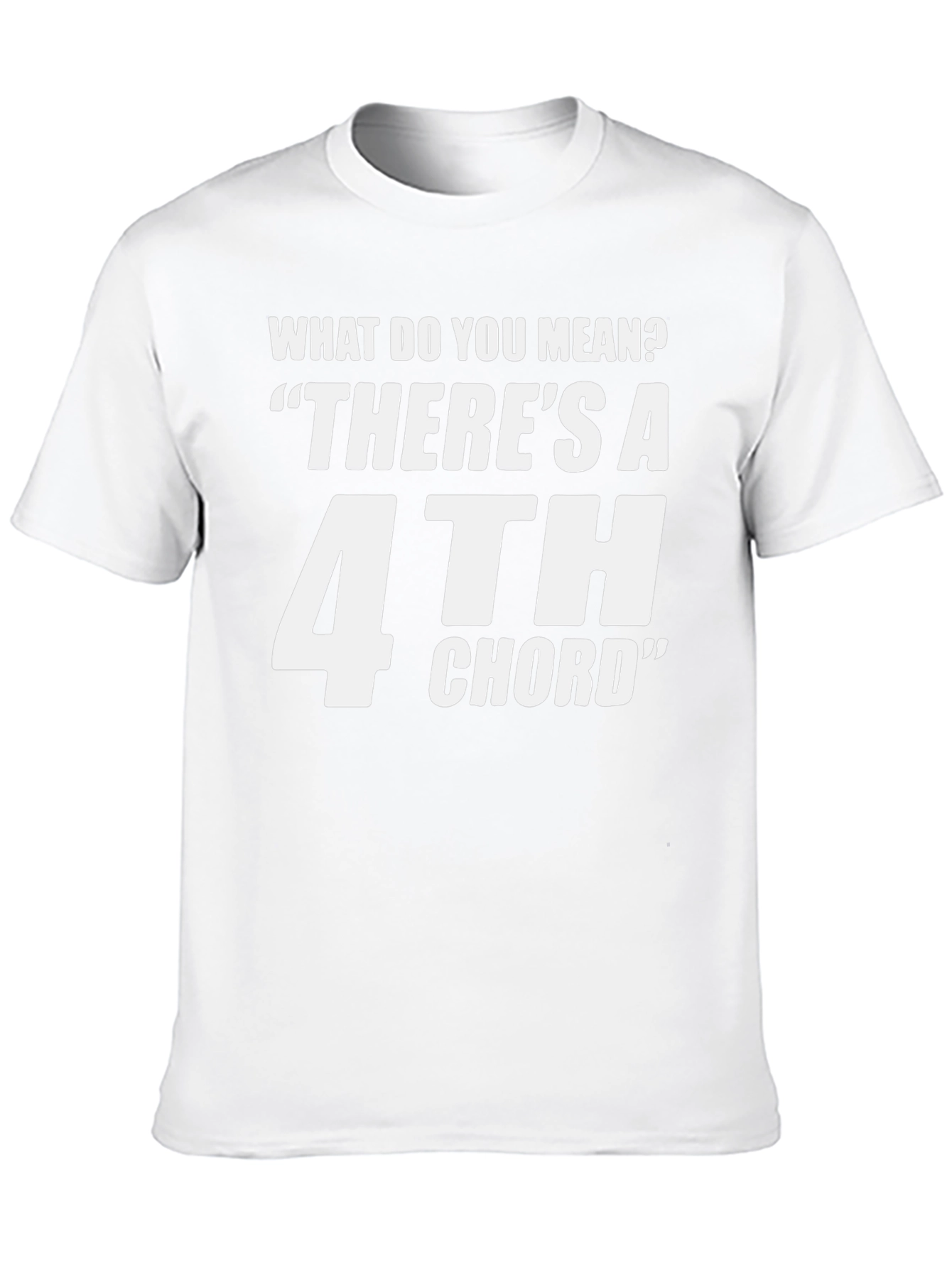 Funny Music Theory T-Shirt - 4th Chord