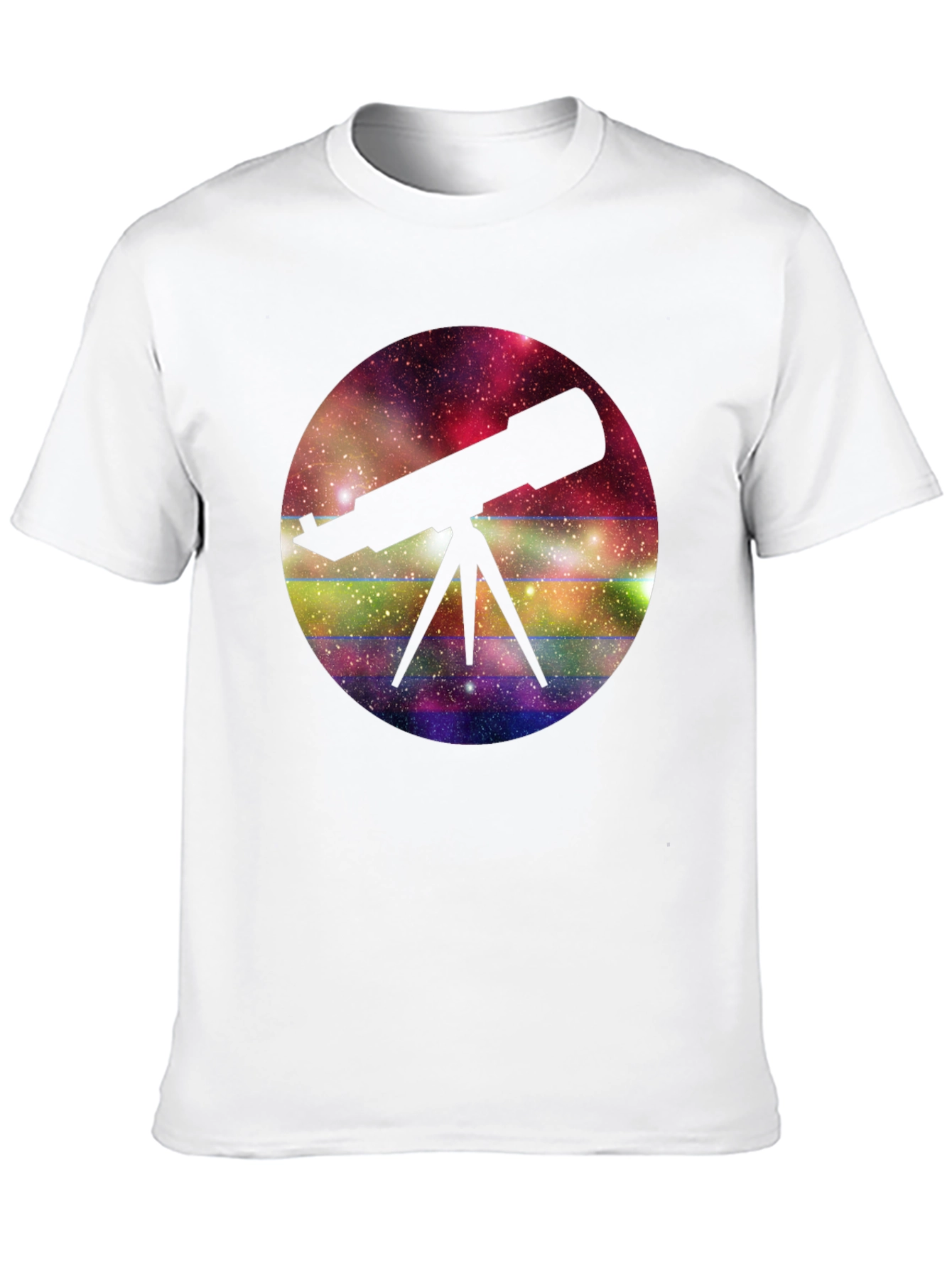 Telescope Galaxy T-Shirt - Stargazing Tee