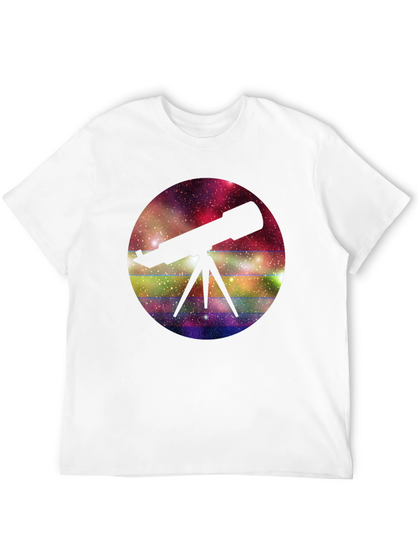 Telescope Galaxy T-Shirt - Stargazing Tee