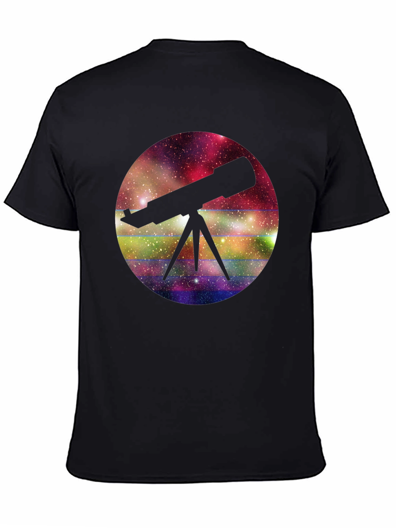 Telescope Galaxy T-Shirt - Stargazing Tee