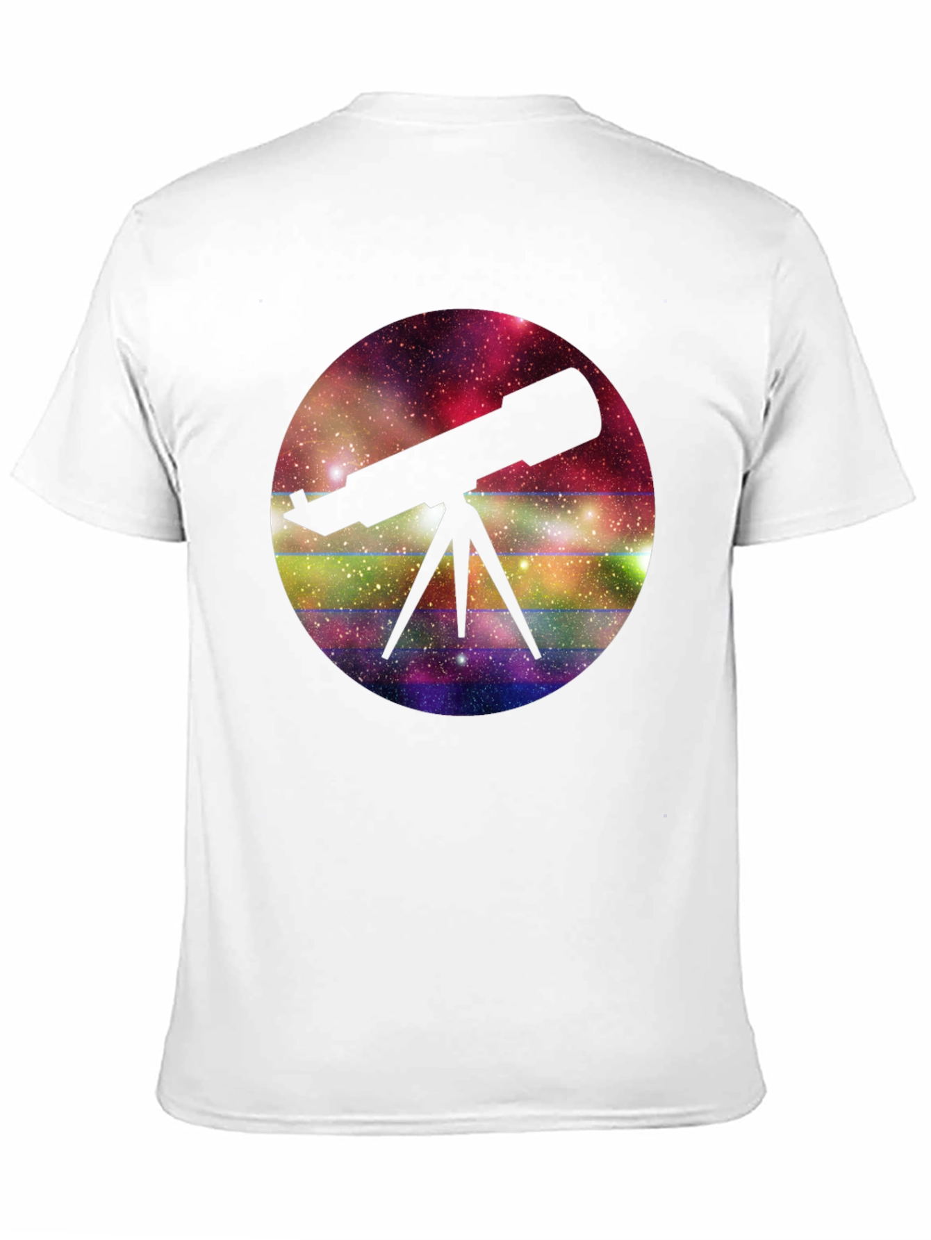 Telescope Galaxy T-Shirt - Stargazing Tee