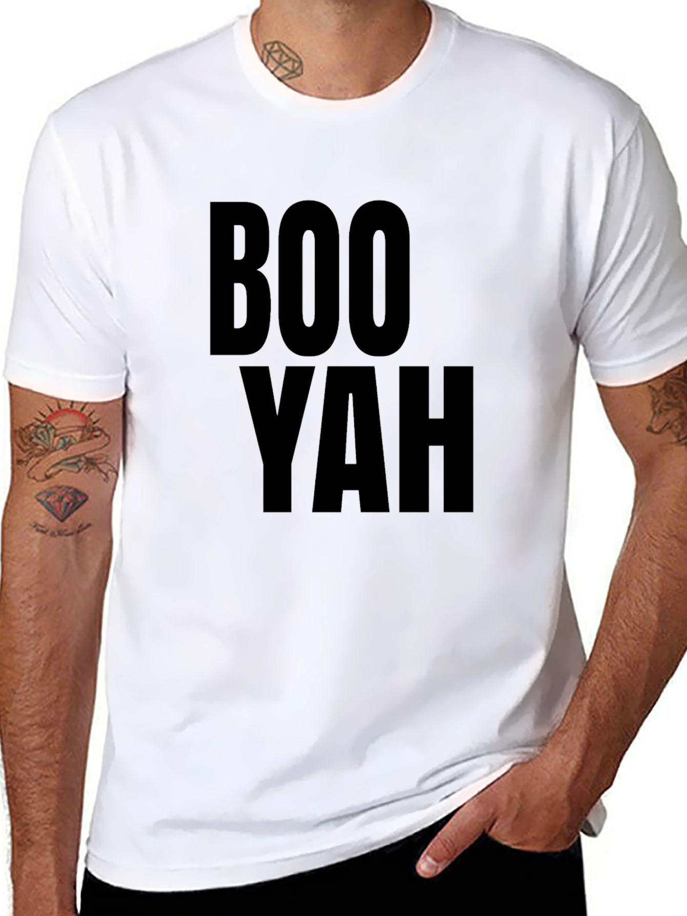Boo Yah Graphic Tee - Bold Statement Shirt