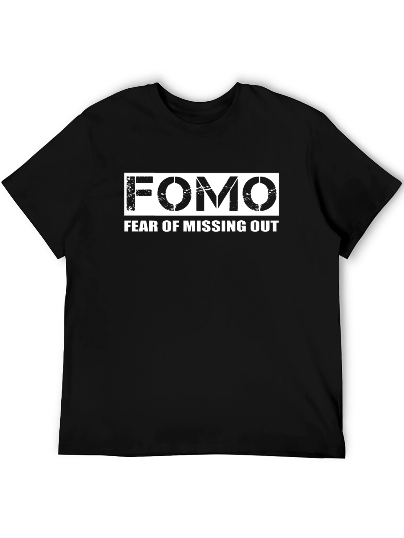 FOMO Fear of Missing Out Graphic T-Shirt