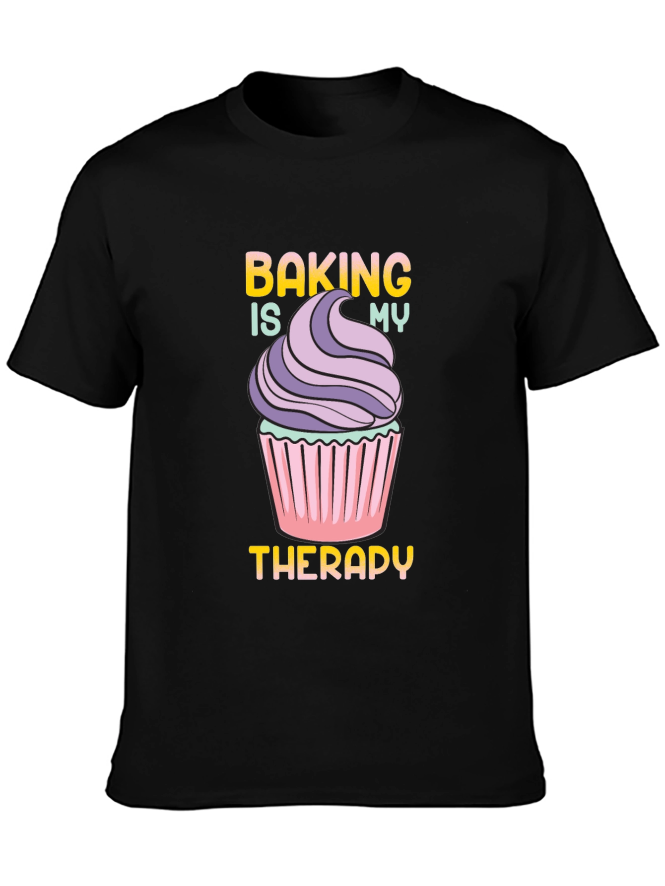Baking Is My Therapy Graphic T-Shirt