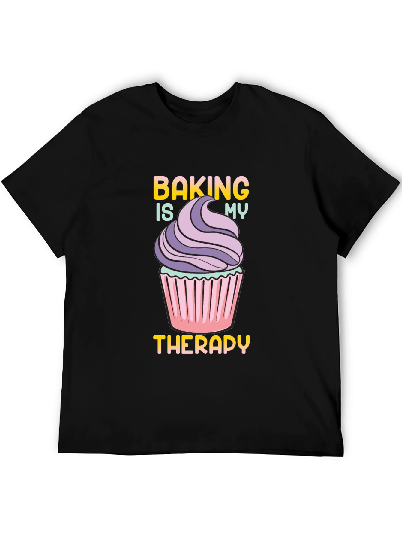 Baking Is My Therapy Graphic T-Shirt