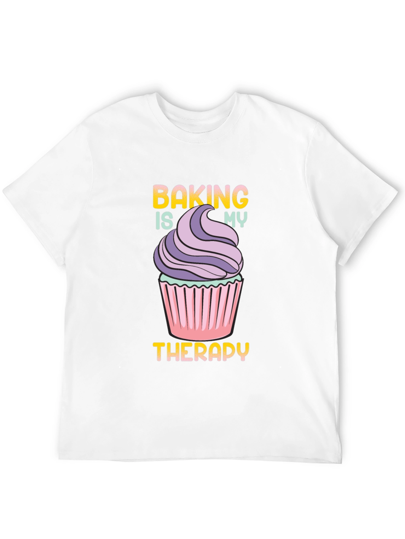 Baking Is My Therapy Graphic T-Shirt