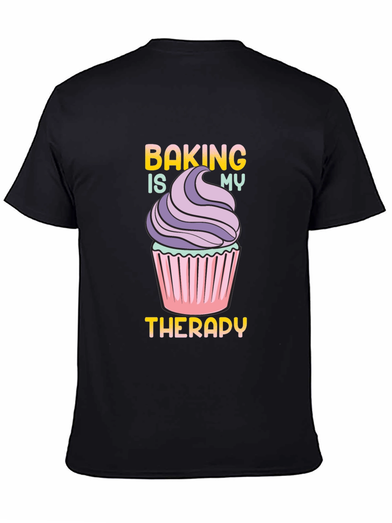 Baking Is My Therapy Graphic T-Shirt