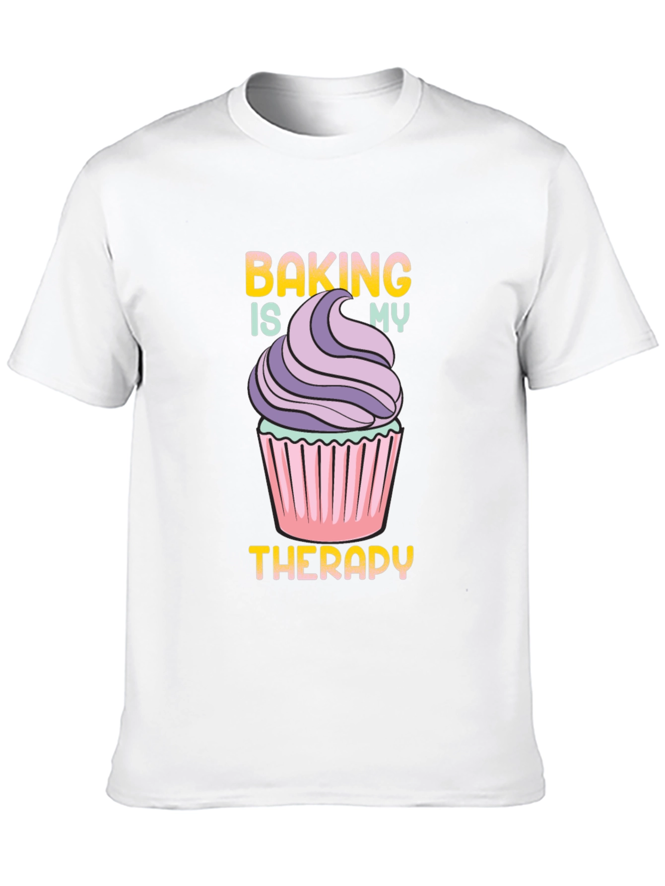Baking Is My Therapy Graphic T-Shirt