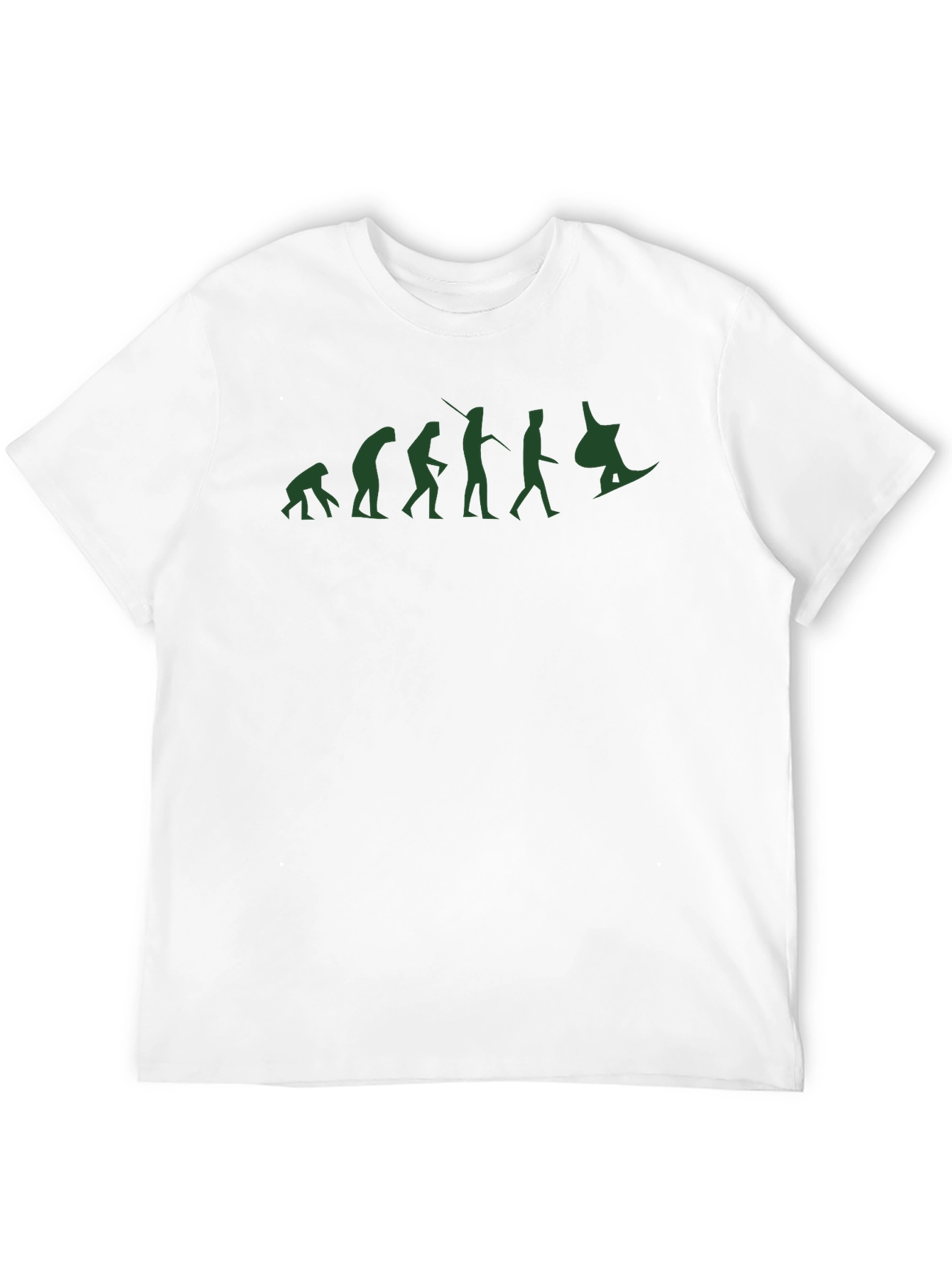 Evolution of Snowboarding Black T-Shirt
