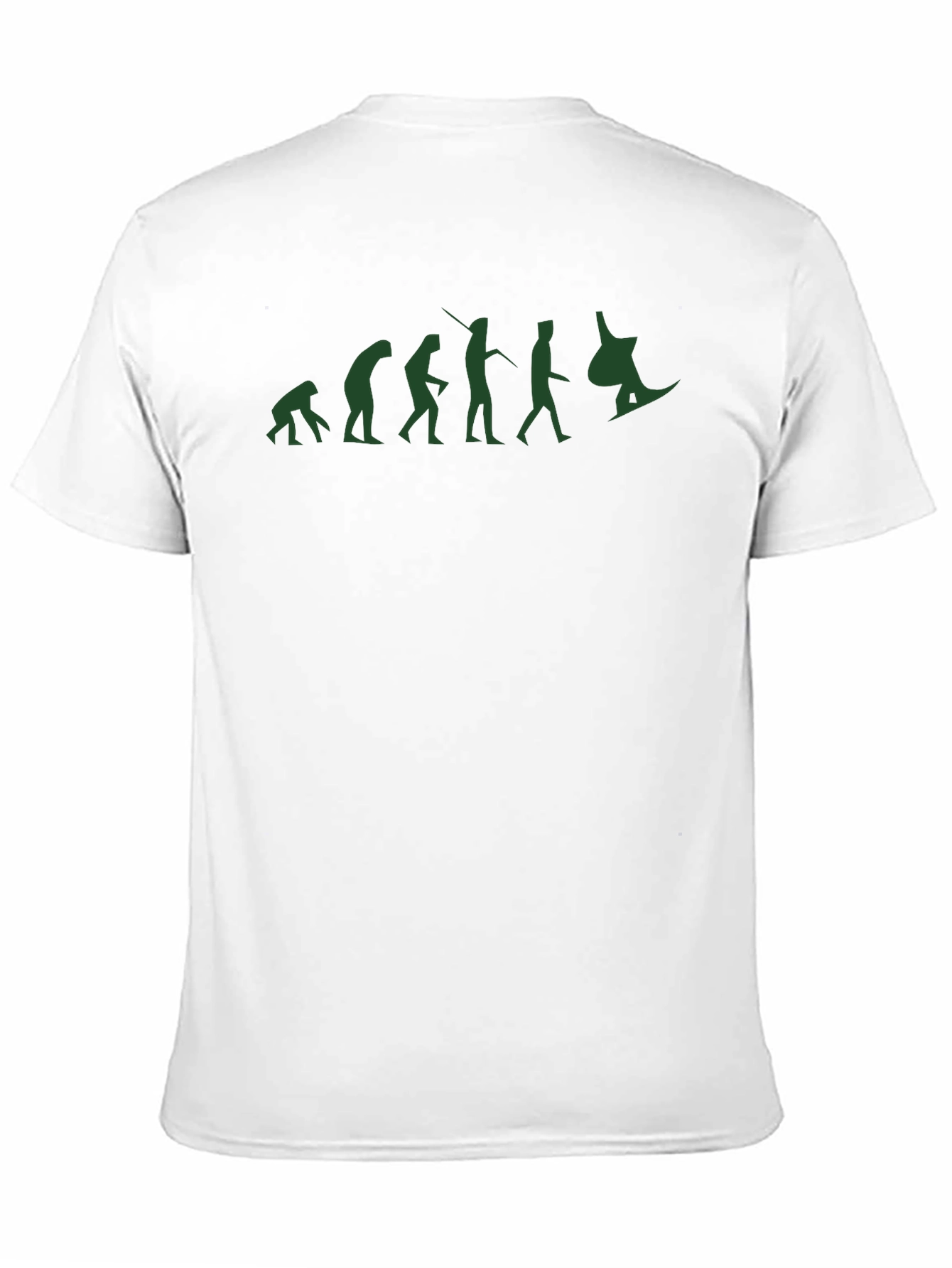 Evolution of Snowboarding Black T-Shirt