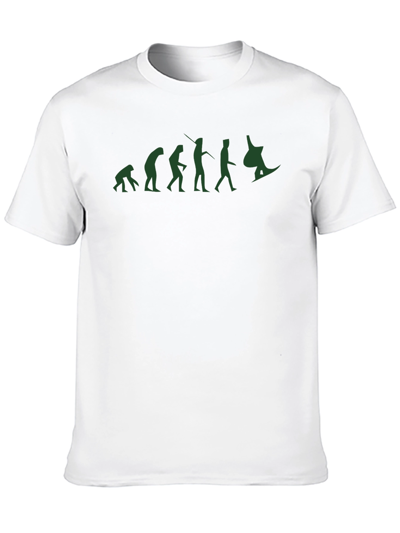 Evolution of Snowboarding Black T-Shirt