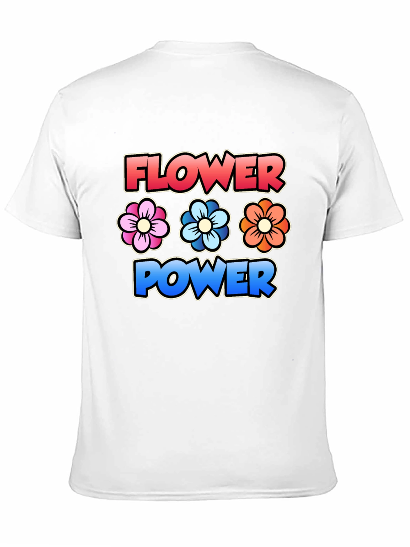 Flower Power T-Shirt - Retro Graphic Tee