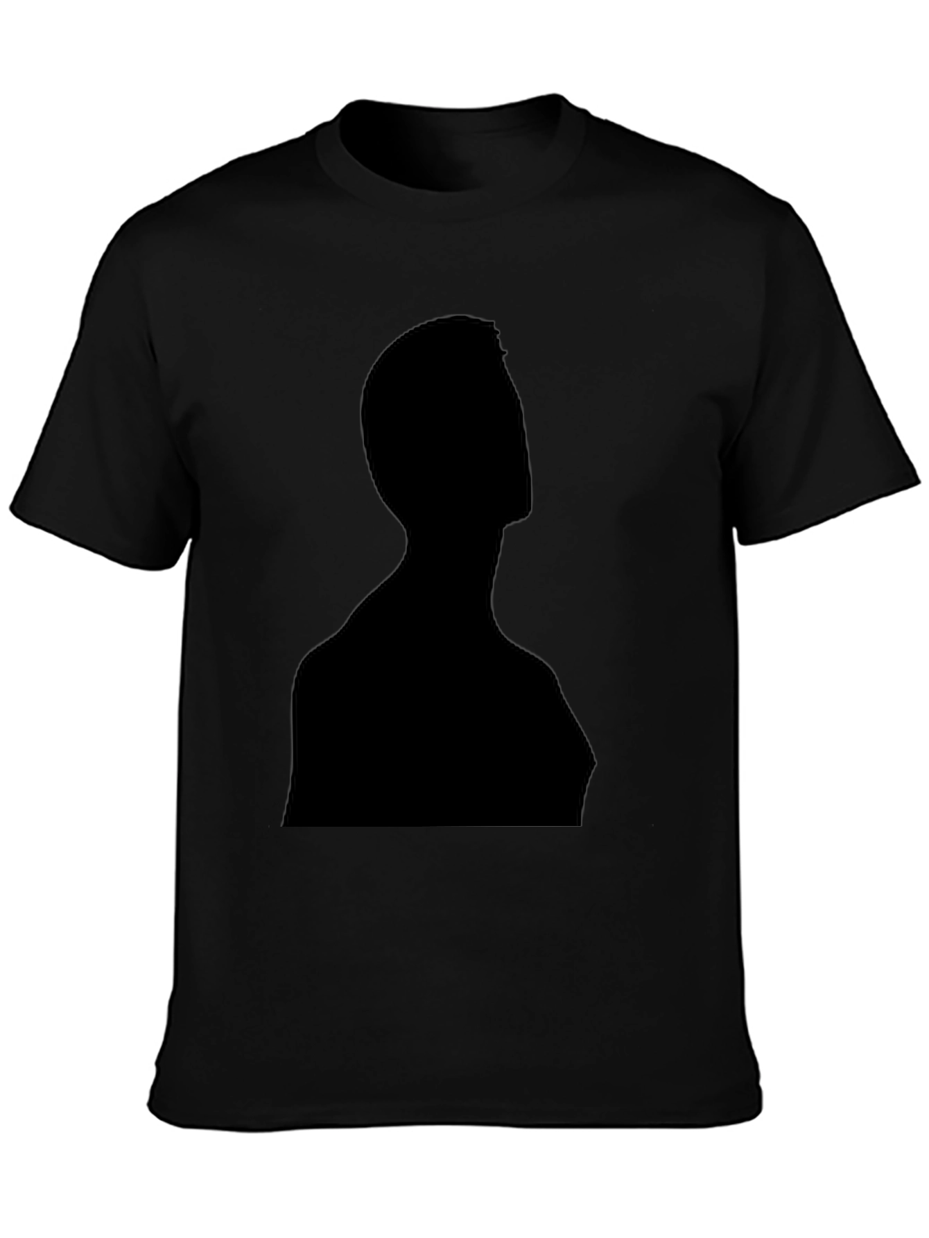 Black Silhouette Graphic Tee - Stylish & Modern