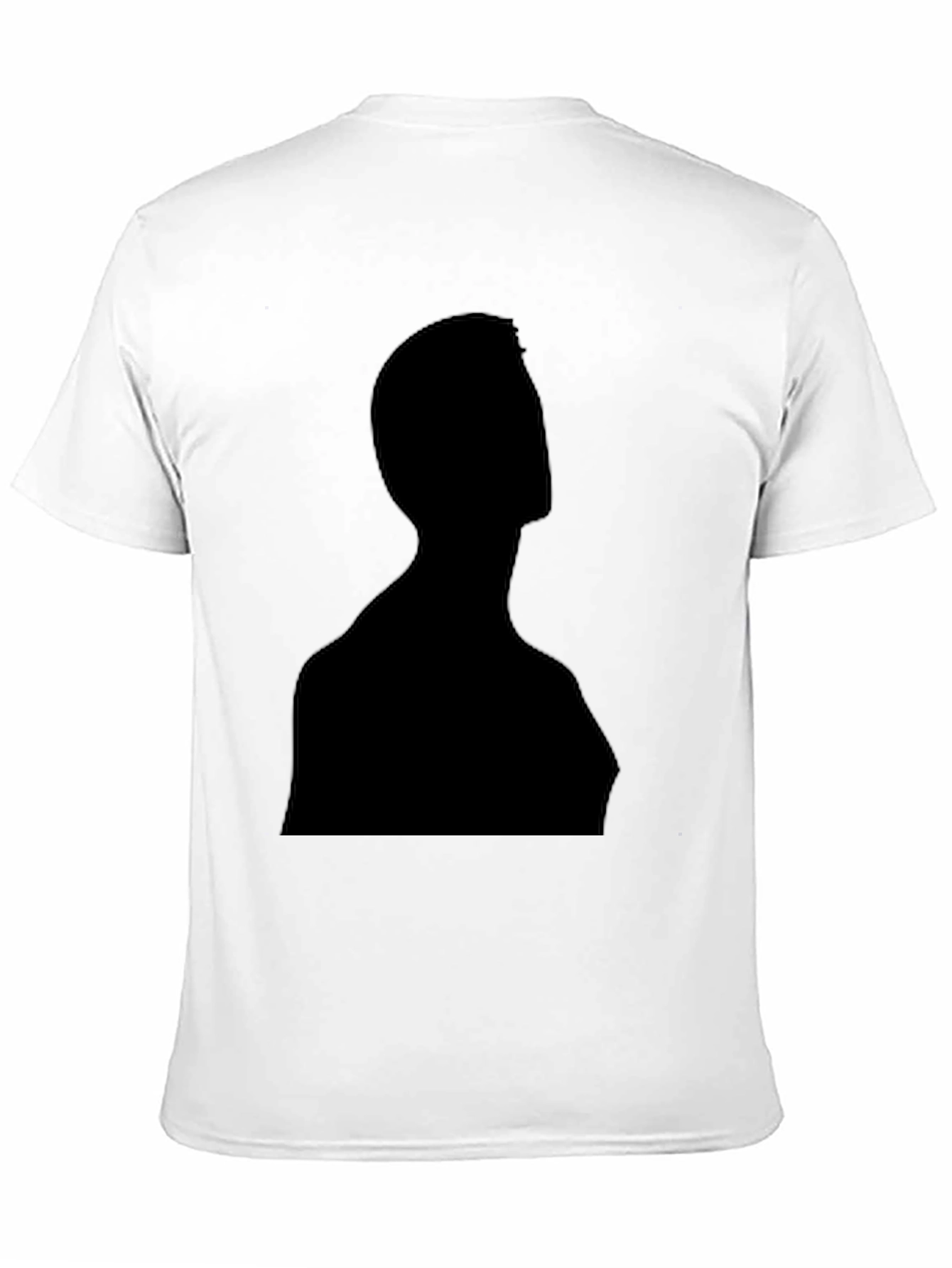 Black Silhouette Graphic Tee - Stylish & Modern